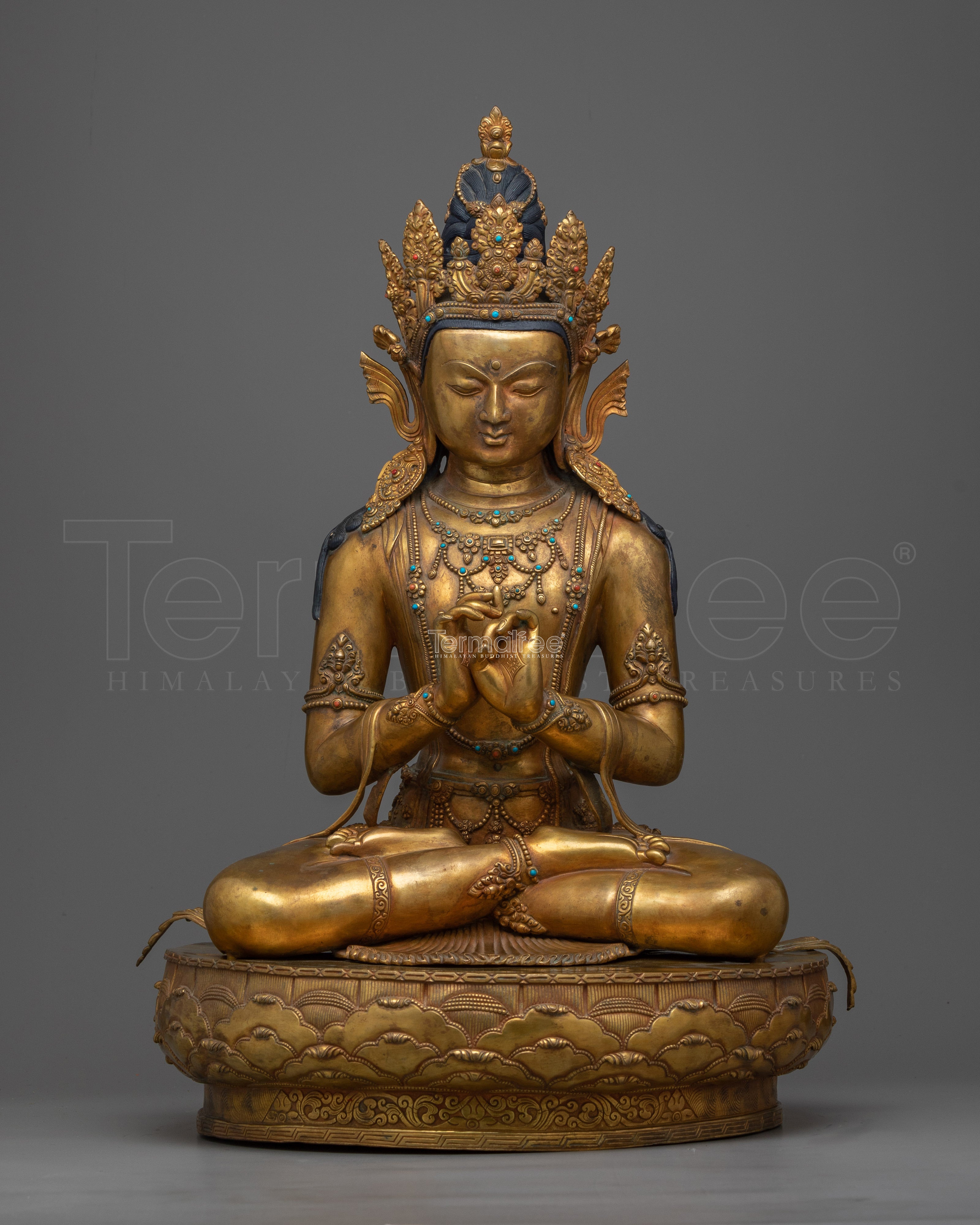 Dhyani Buddha Vairocana Statue | Explore Cosmic Unity with Our Dhyani Buddha Art
