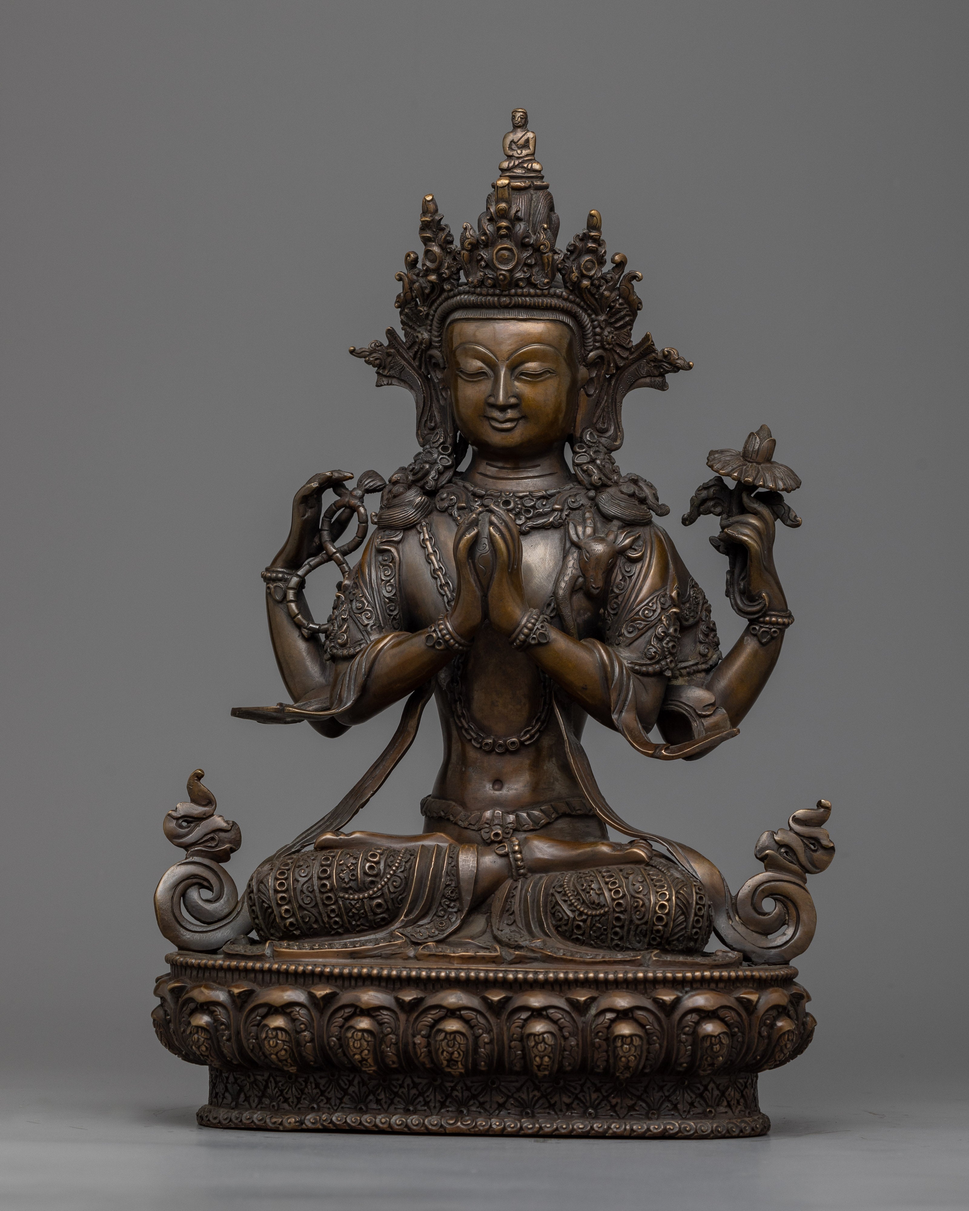 Chenrezig Lord of Love Statue | Experience Divine Compassion with our Sculpture
