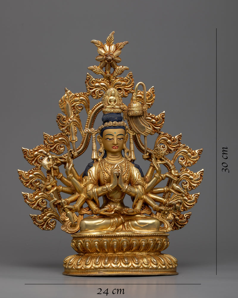18 Arms Cundi Bodhisattva | The Beacon of Wisdom and Compassion