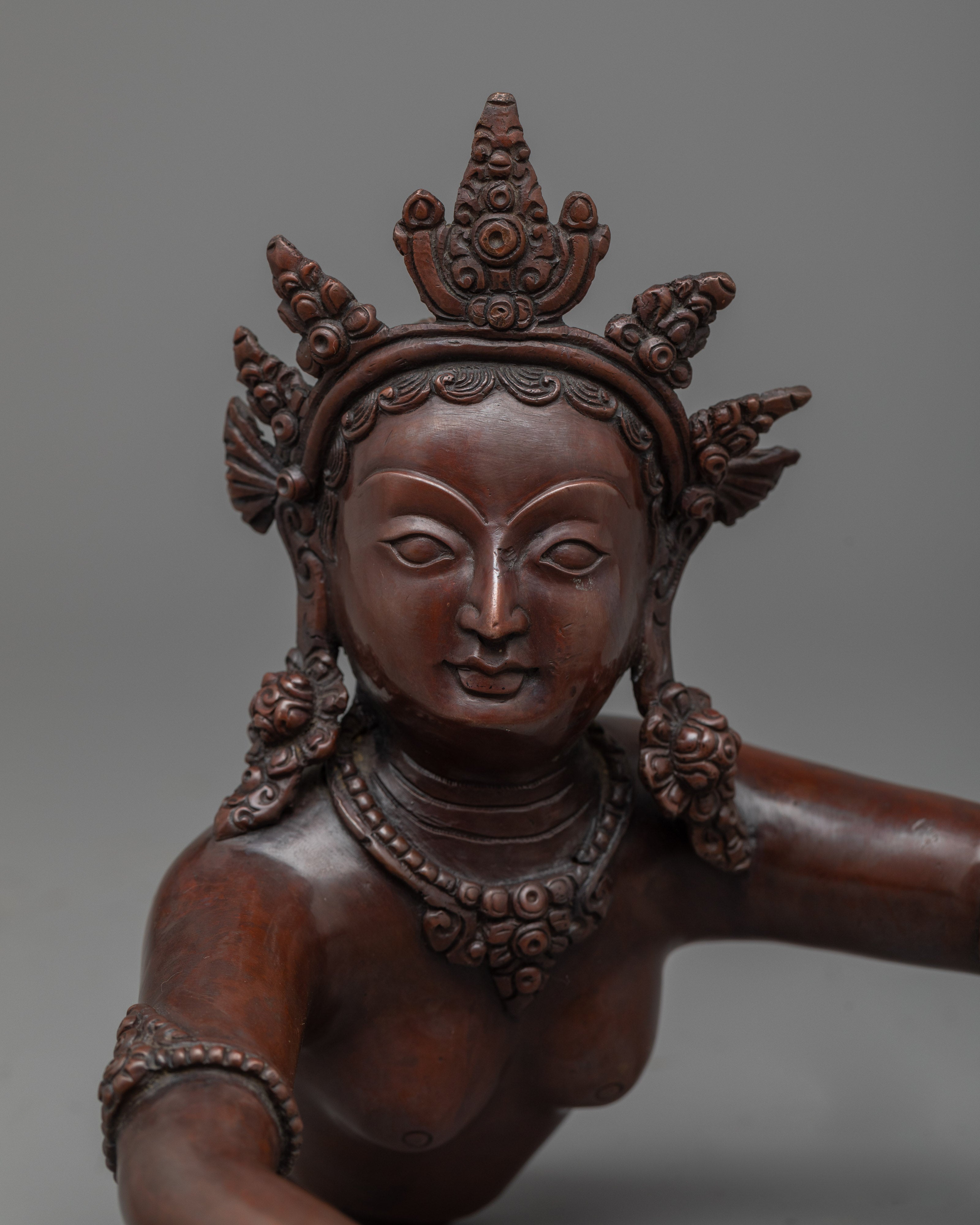 Yab Yum Tantric Practice in Sculpture | Amitayus and Tsendali Copper Statues