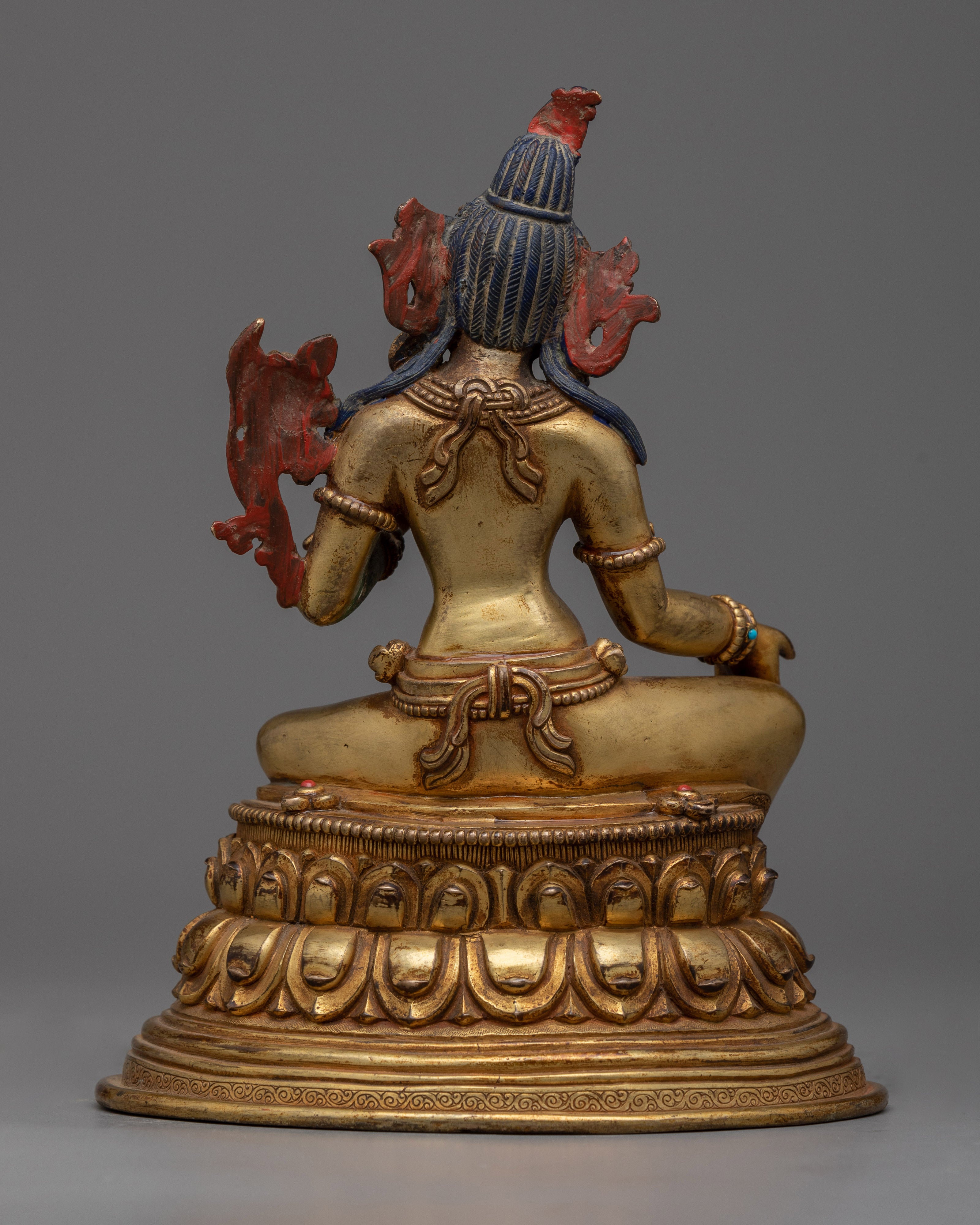 The Green Tara Antique Statue | Experience Compassion and Liberation