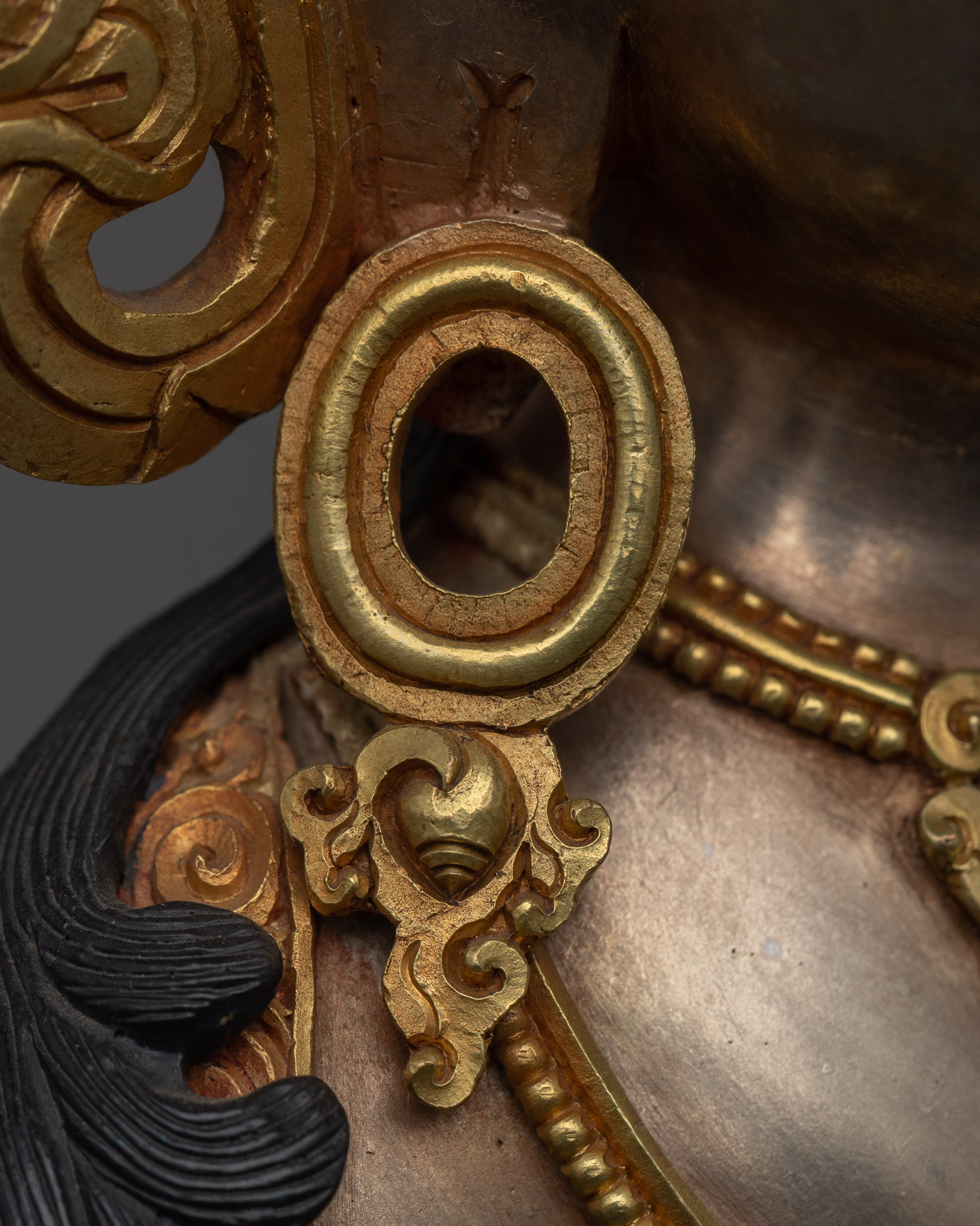 Amitayus Silver Statue | Immerse in the Aura of Immortality