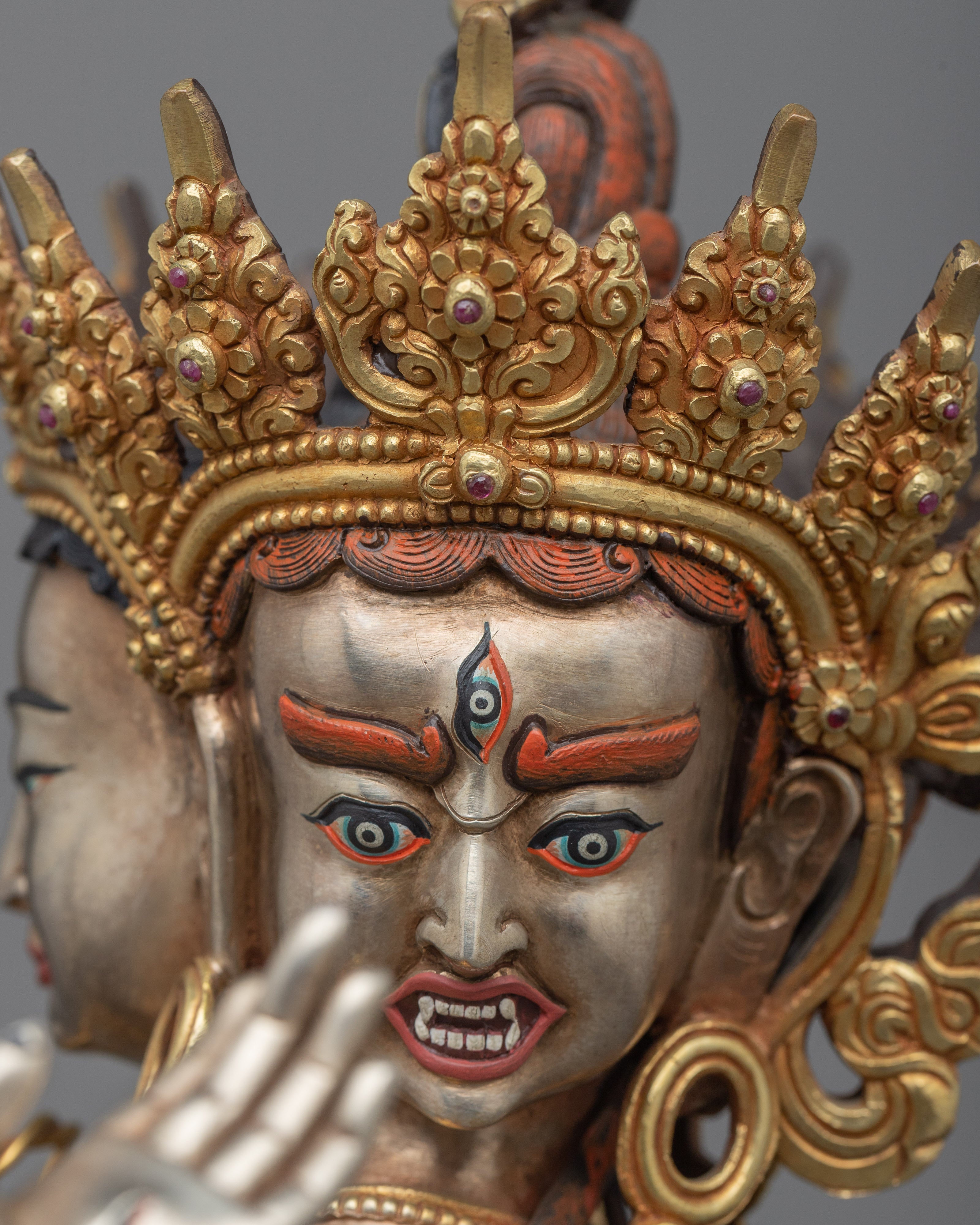 The Ushnishavijaya Namgyalma Pure Silver Statue | Embark on a Journey of Longevity