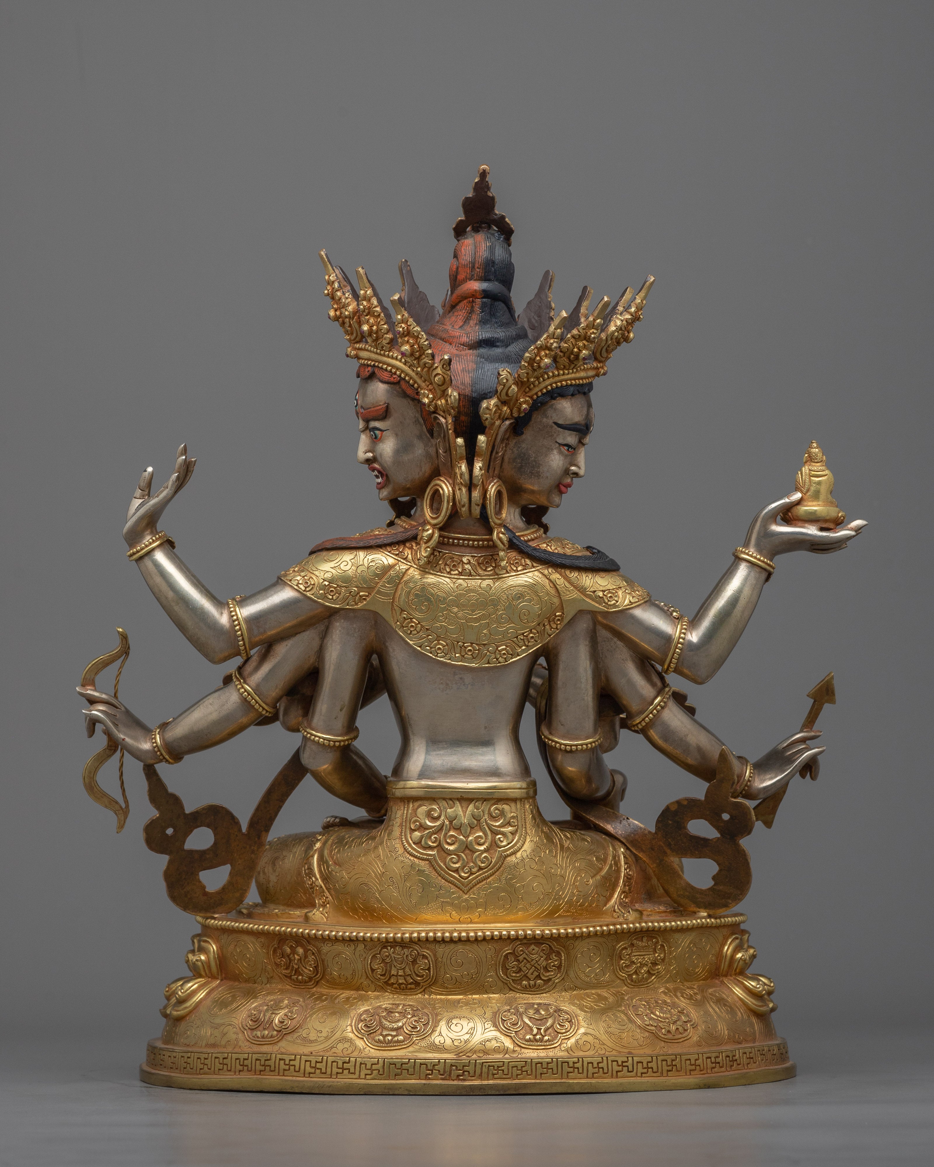 The Ushnishavijaya Namgyalma Pure Silver Statue | Embark on a Journey of Longevity