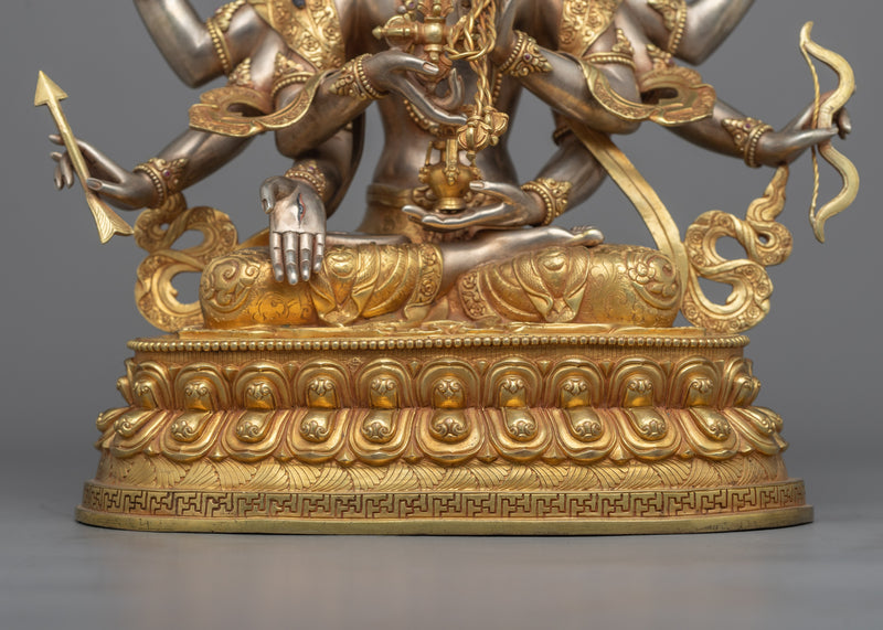 The Ushnishavijaya Namgyalma Pure Silver Statue | Embark on a Journey of Longevity