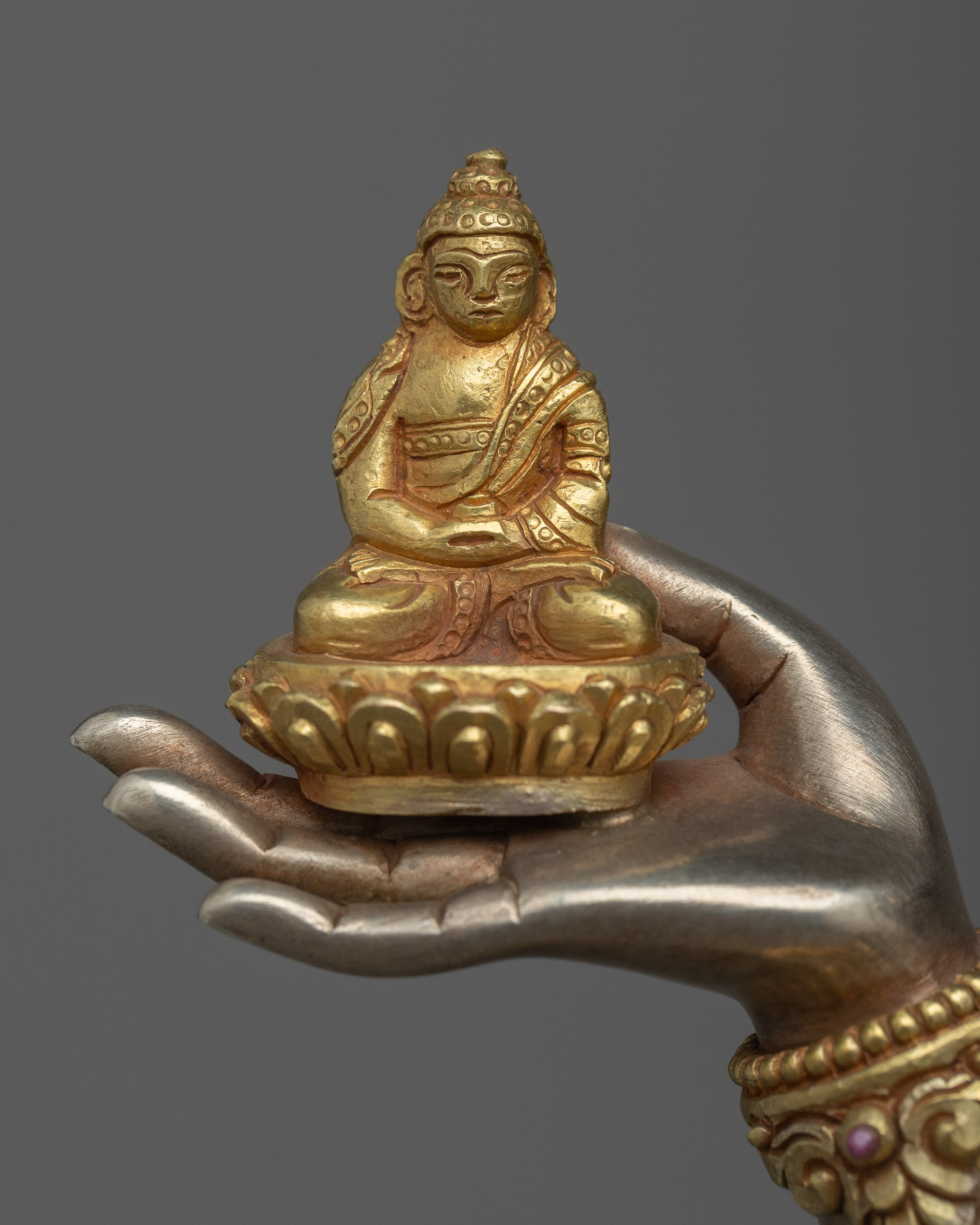 The Ushnishavijaya Namgyalma Pure Silver Statue | Embark on a Journey of Longevity