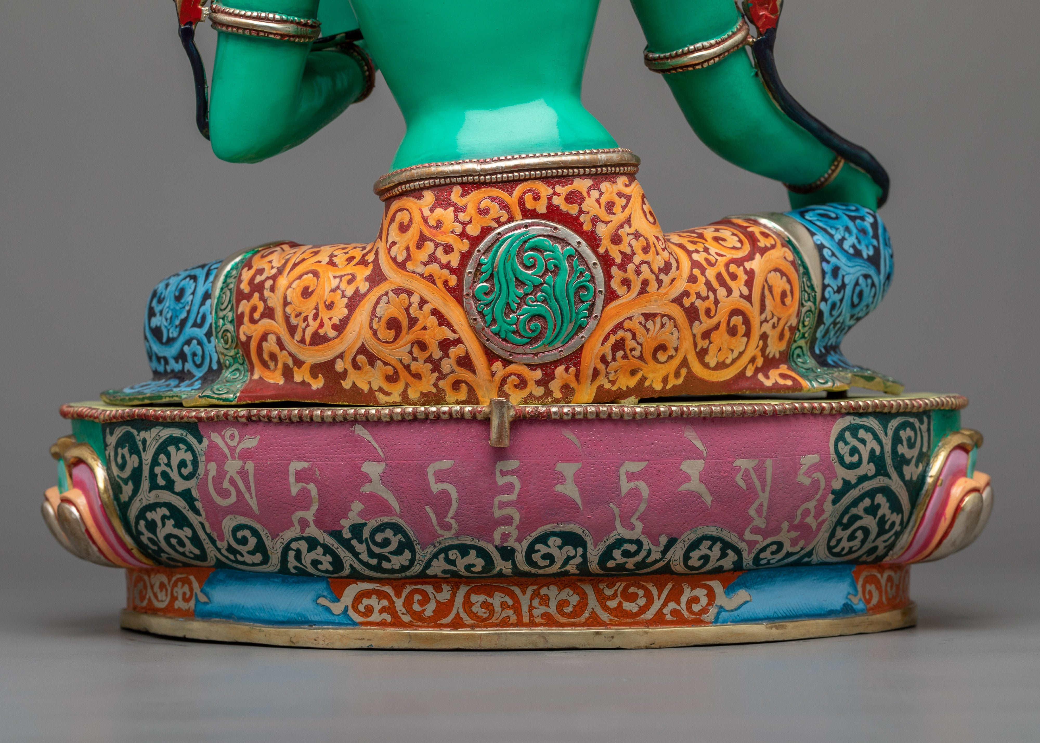 Immerse in Compassionate Tranquility with Buddha Tara Statue | Green Tara Sculpture