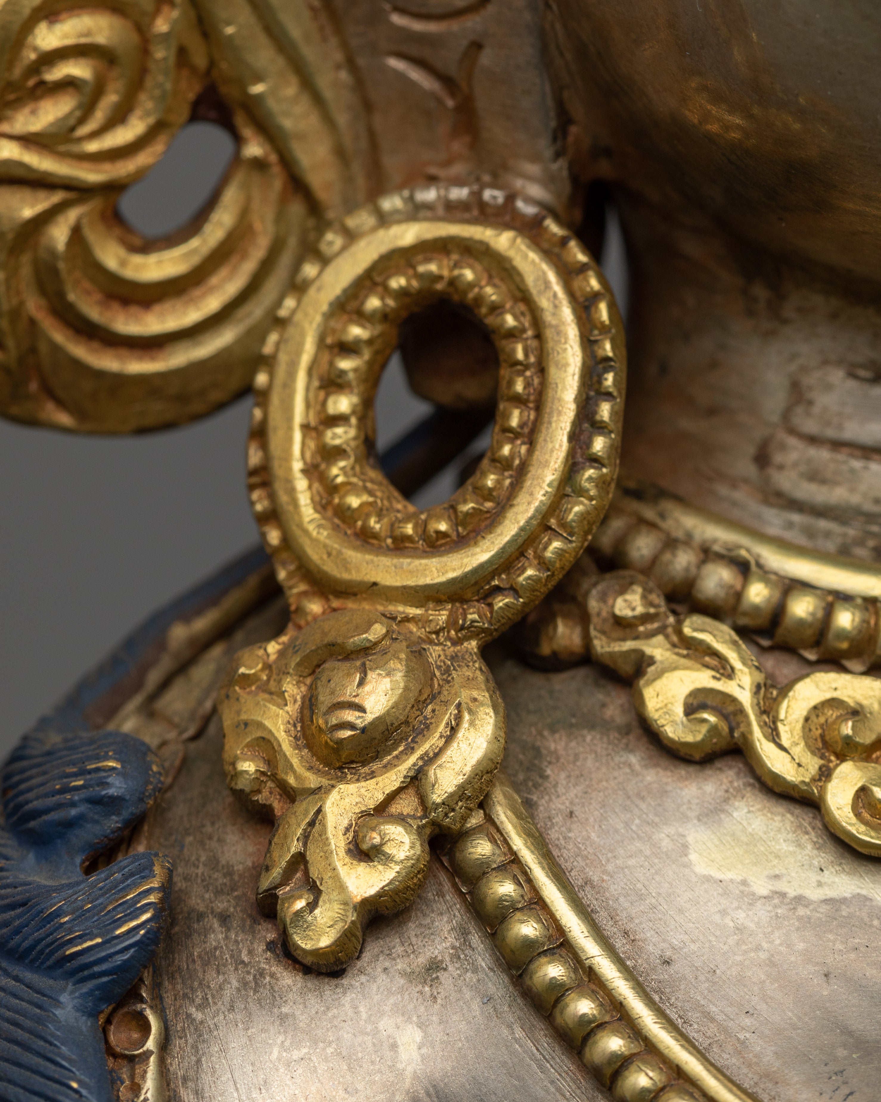 White Tara Buddhist Goddess of Compassion Statue | Himalayan Pure Silver Sculpture