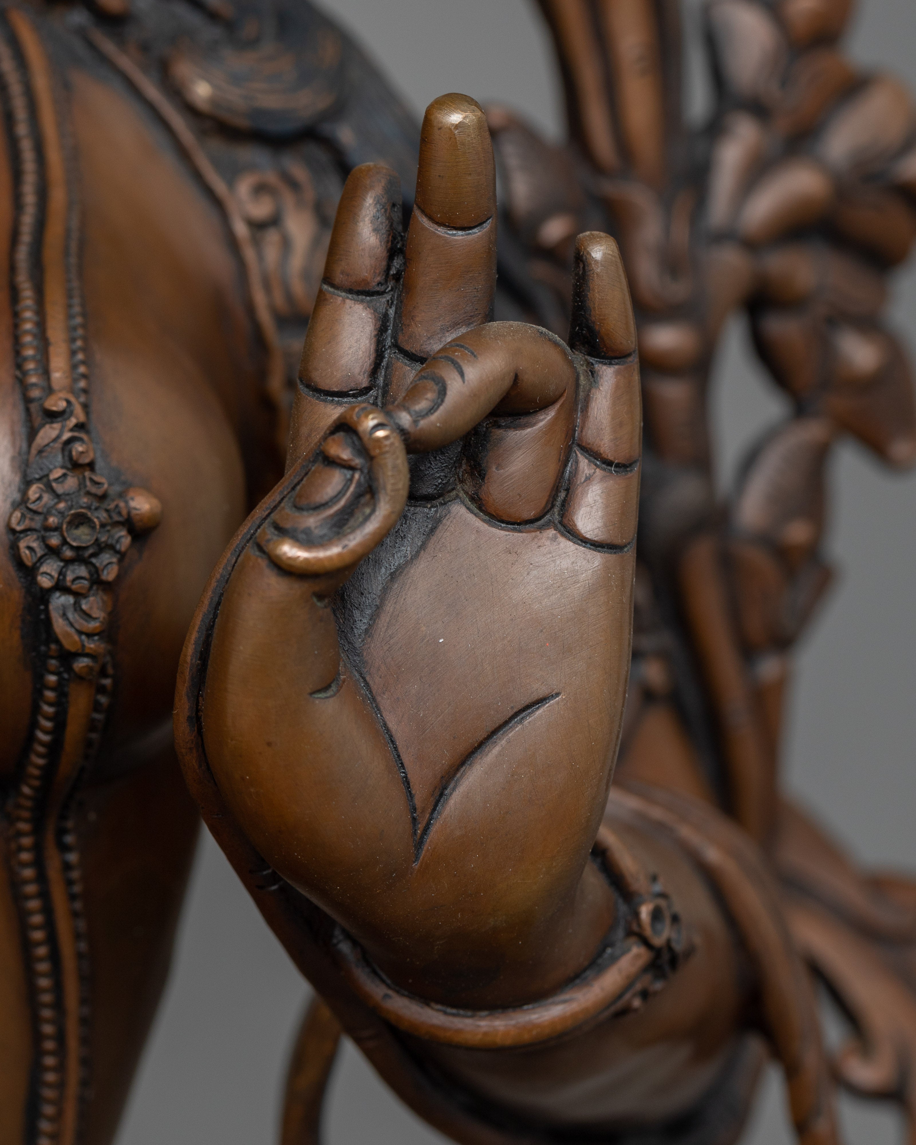 Premium Green Tara Outdoor Copper Sculpture | Invite Benevolence