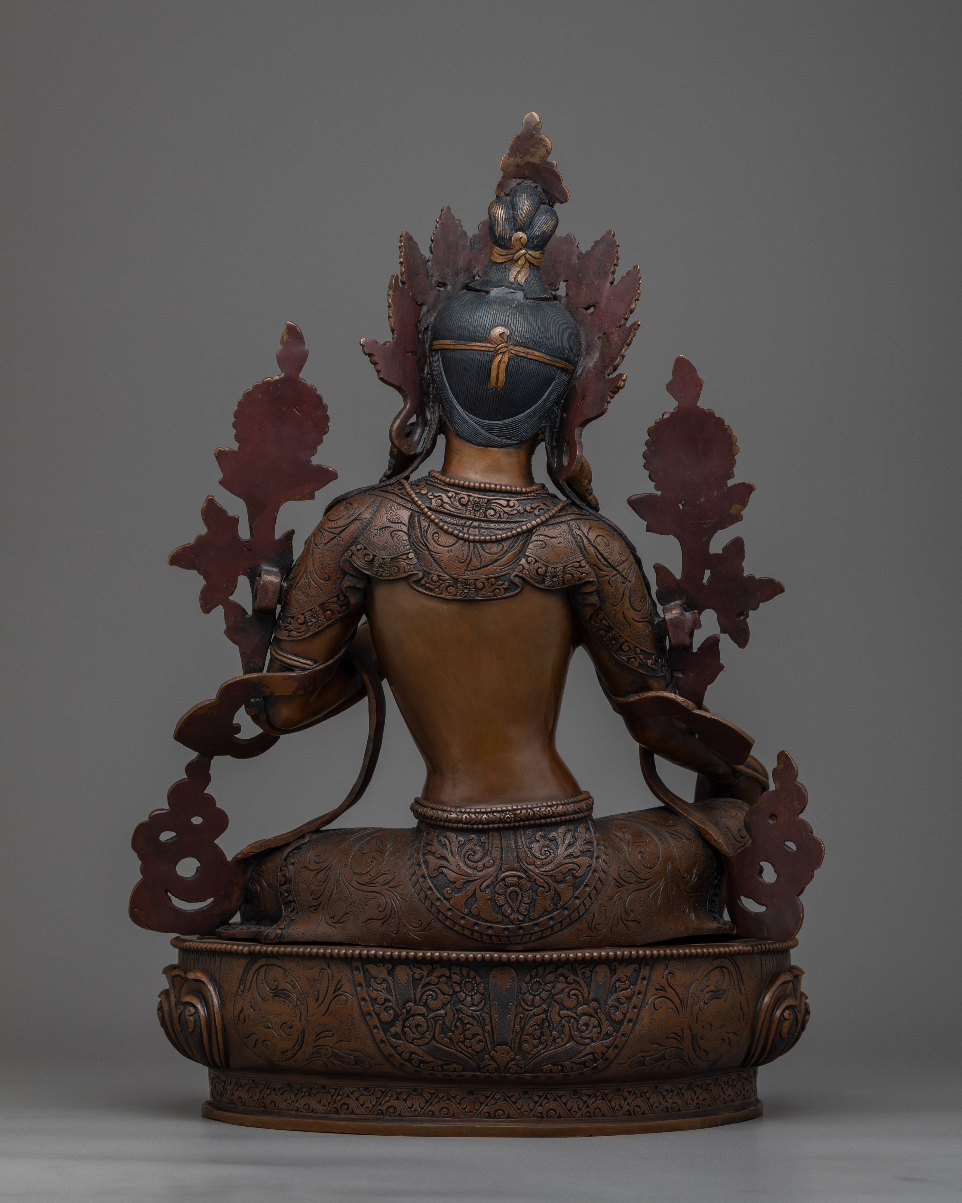 Premium Green Tara Outdoor Copper Sculpture | Invite Benevolence