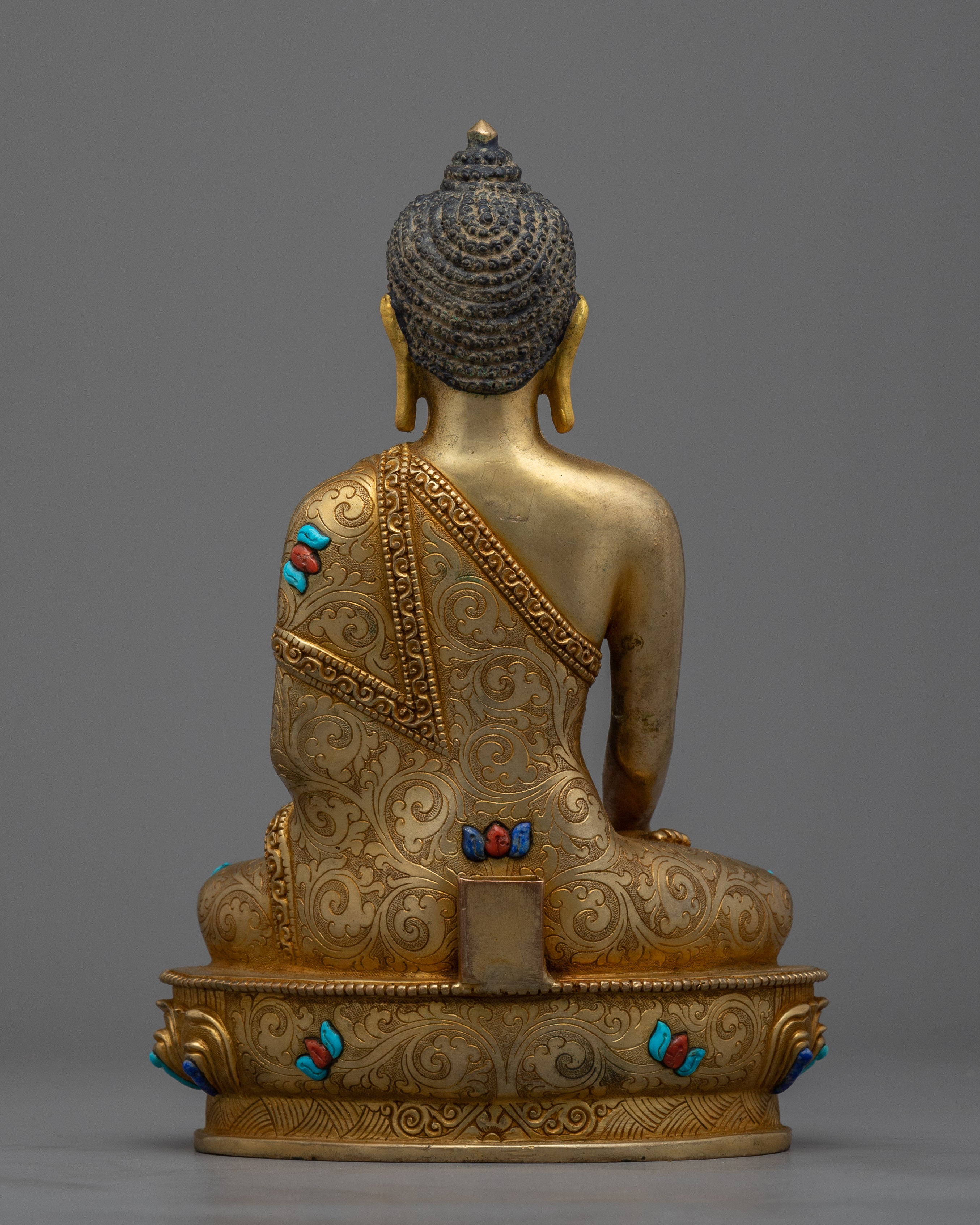 Shakyamuni Buddha Religion Statue | Embrace Serenity with our Golden Sculpture