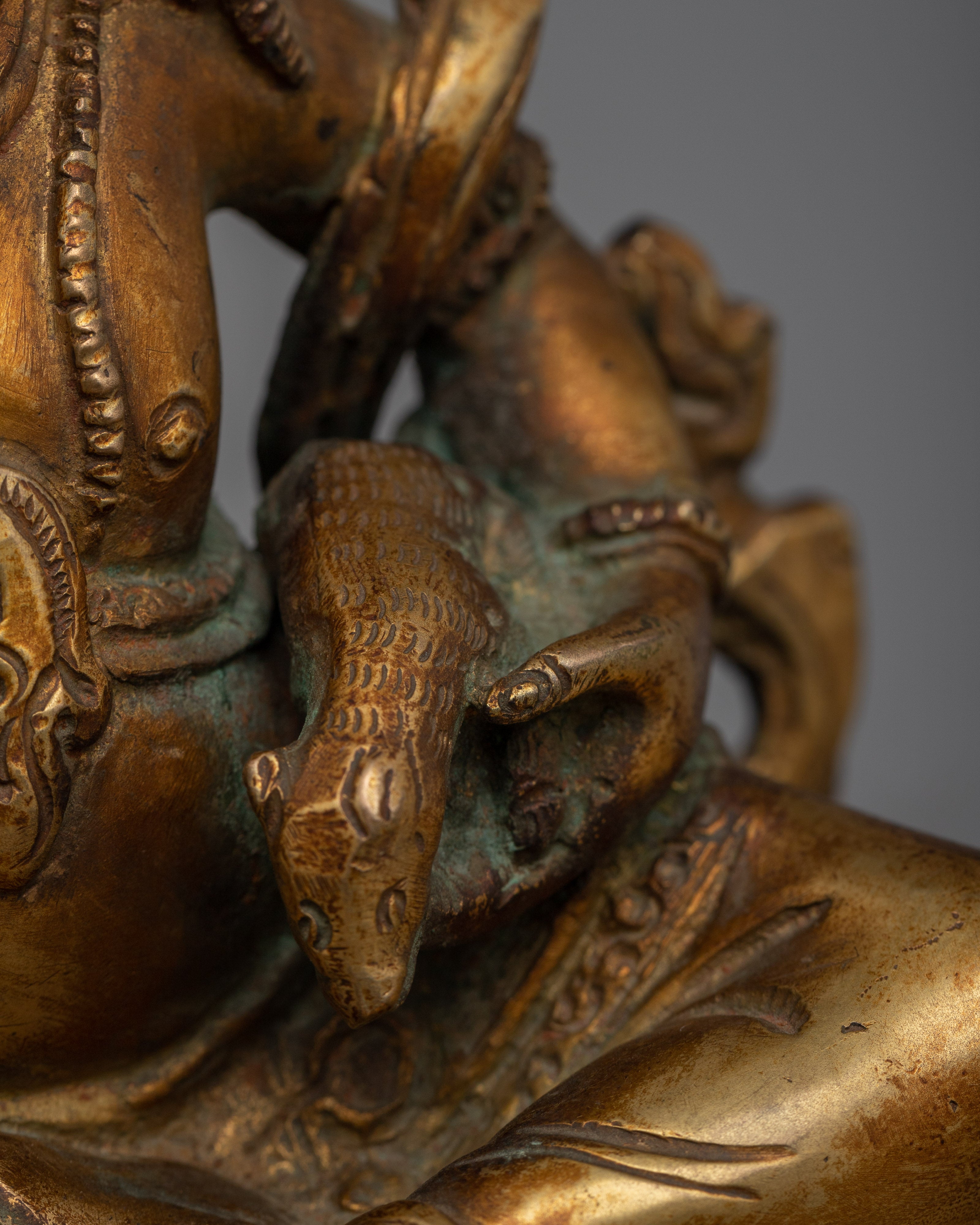 Tibet Asian Arts and Crafts | Bring Prosperity Home with our Dzambhala Sculpture