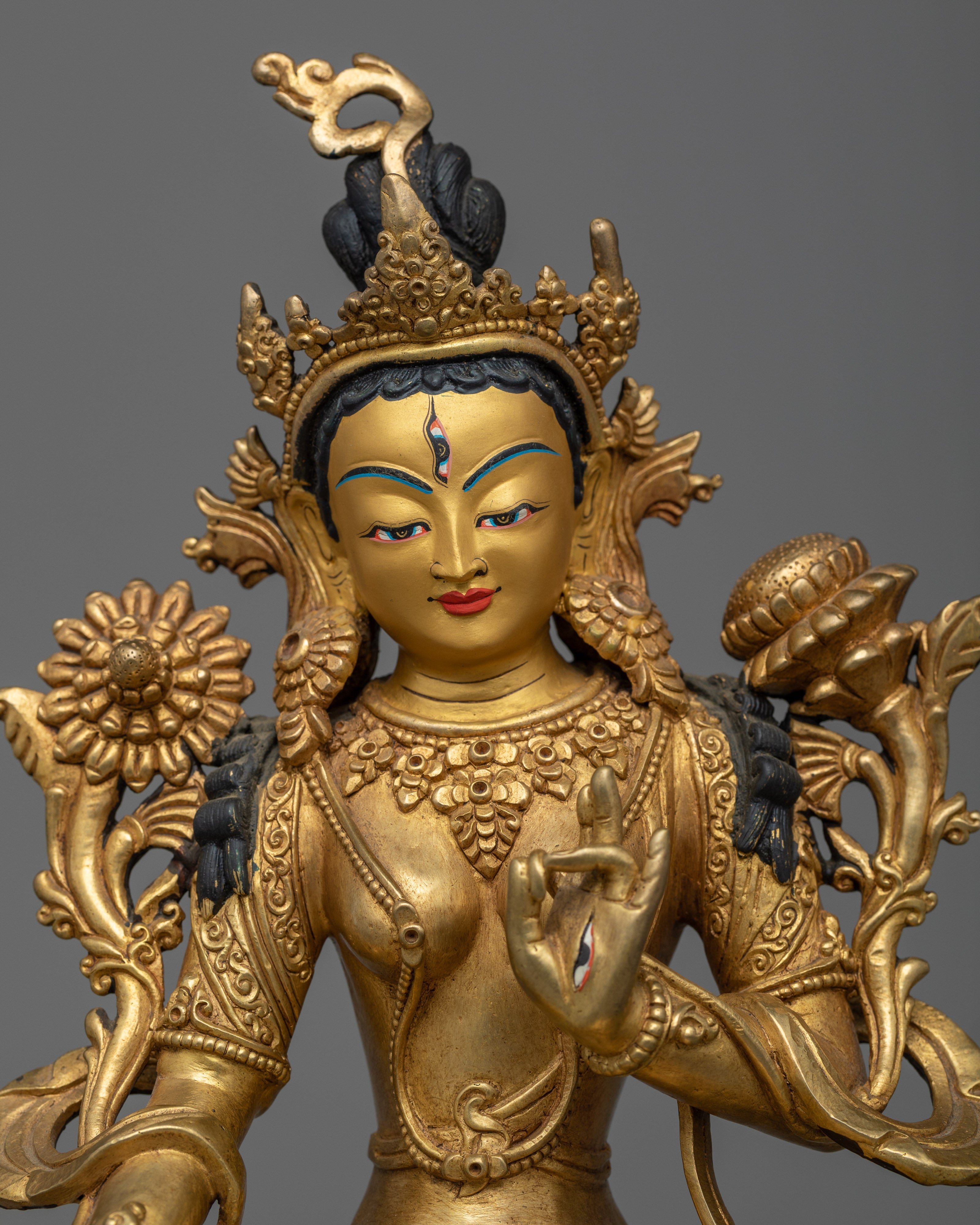 Discover Tranquility with Our Tara White Statue | Handcrafted Symbol of Compassion