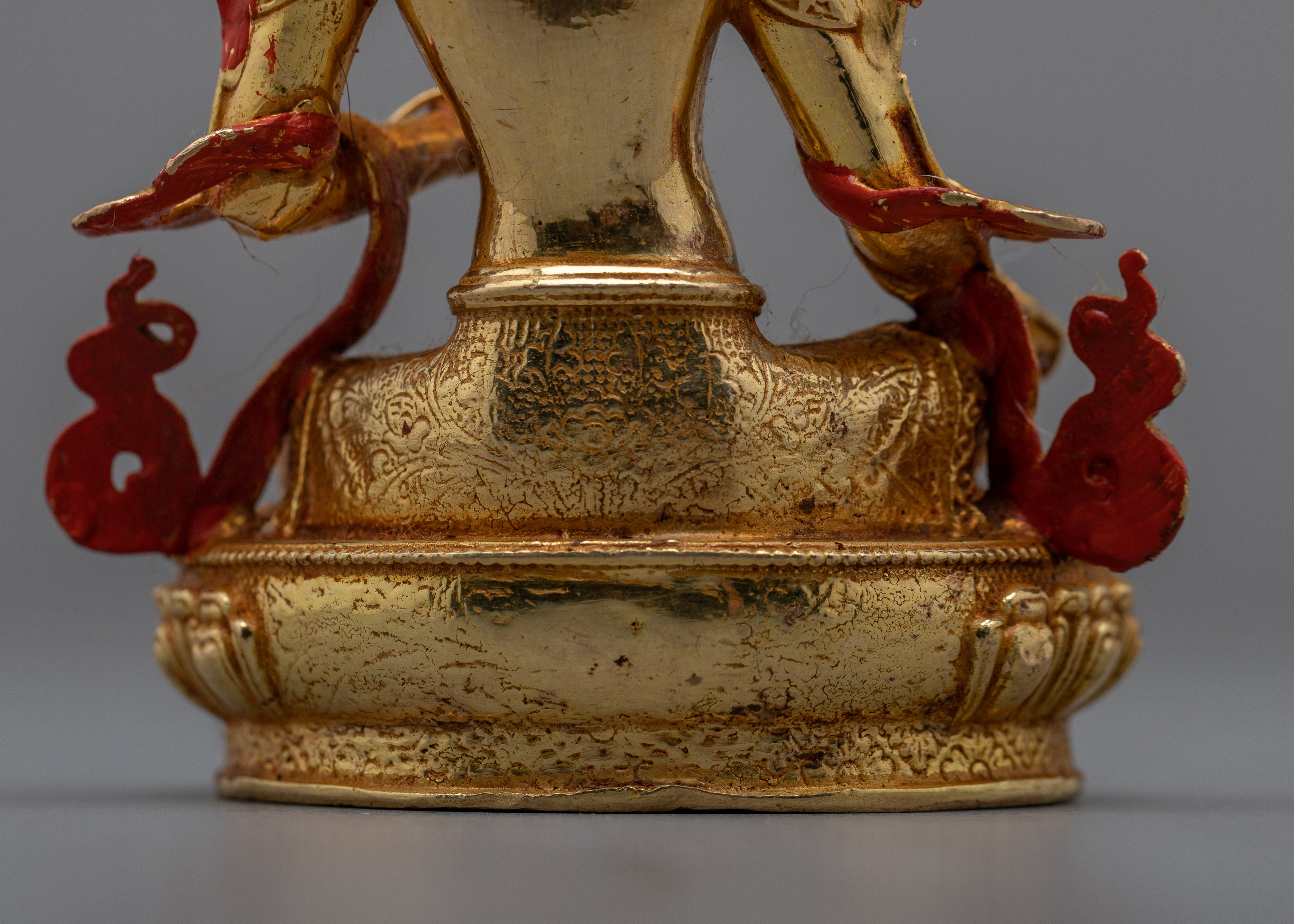 Quality Tiny Green Tara Copper Statue | Buddhist Goddess of Compassion