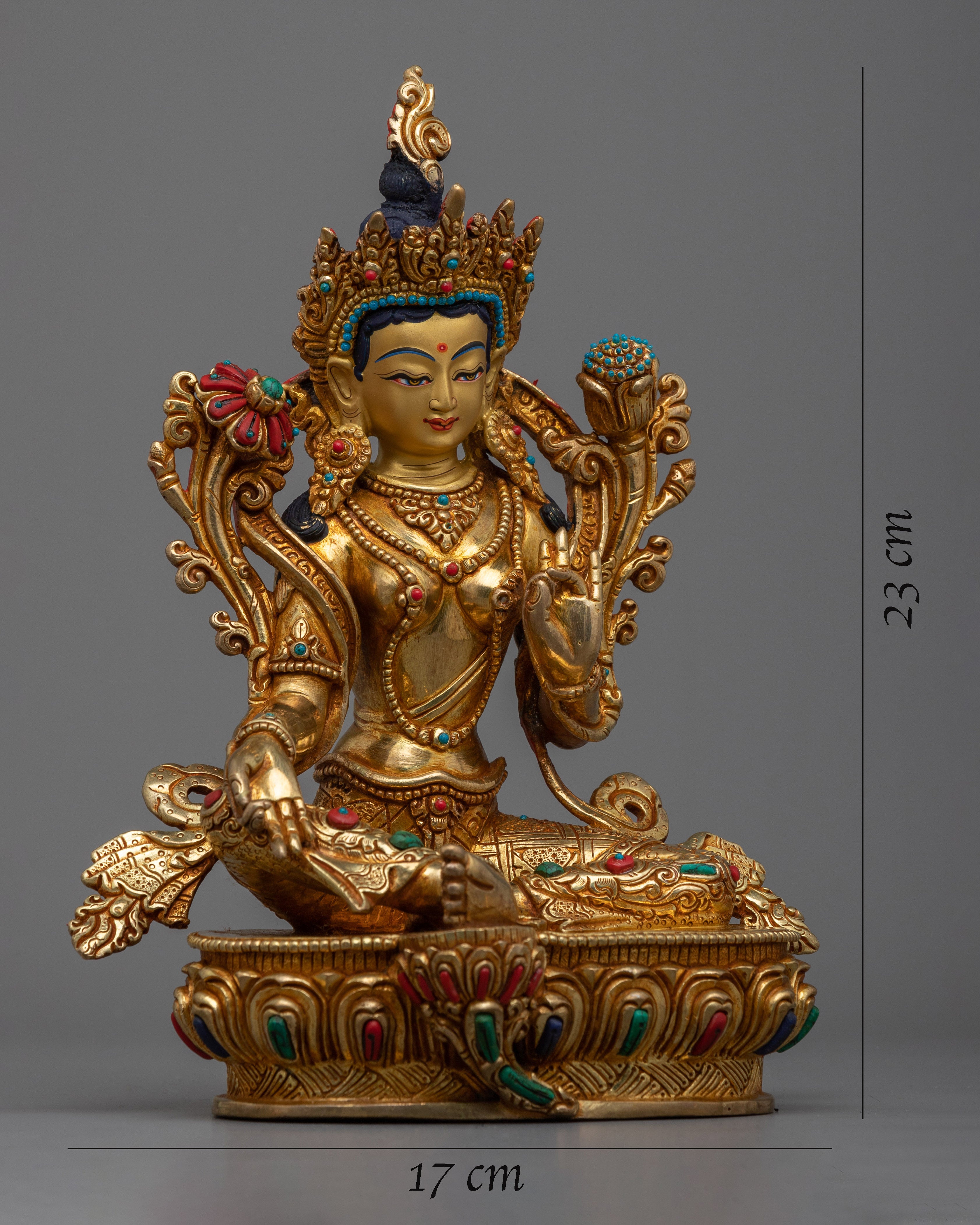 The Buddhist Goddess Tara Statue | Discover Serenity with our Green Tara