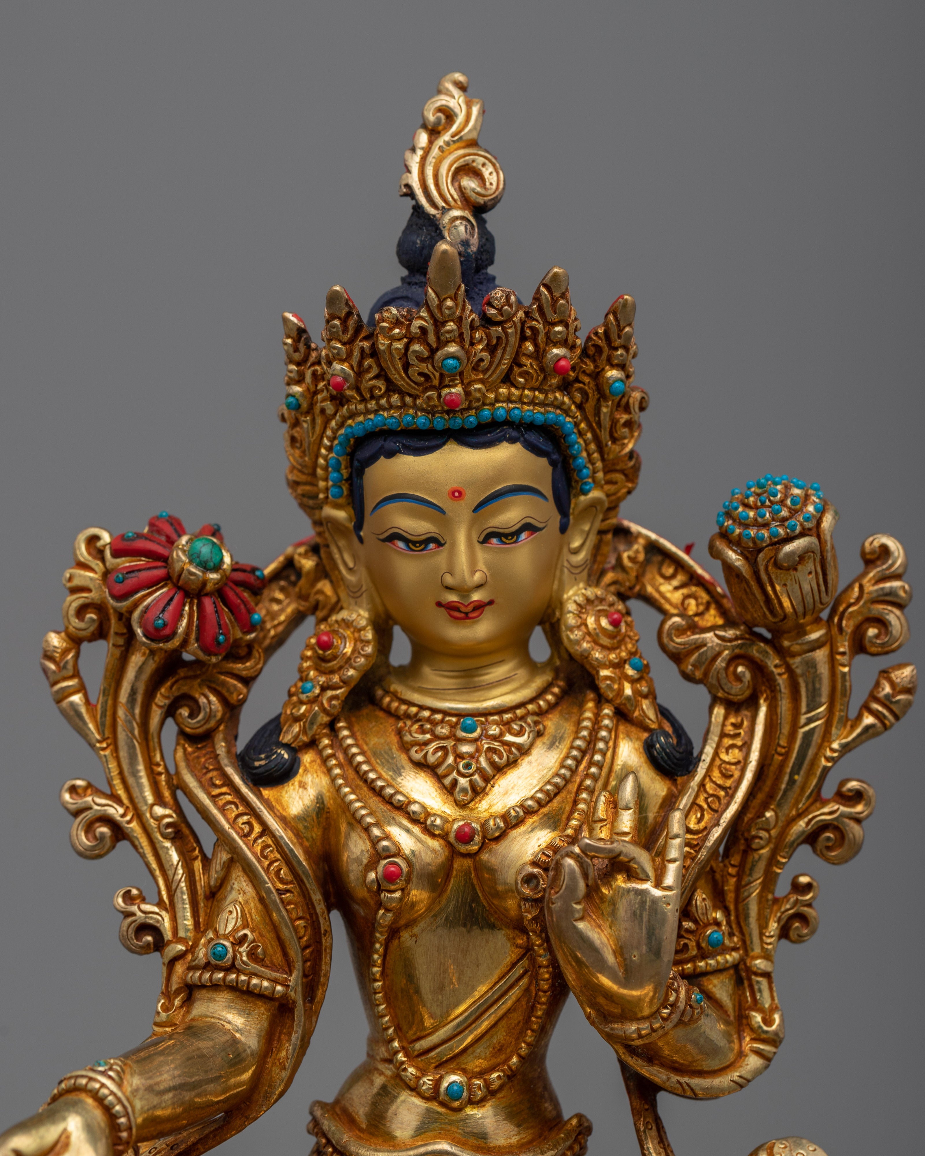 The Buddhist Goddess Tara Statue | Discover Serenity with our Green Tara