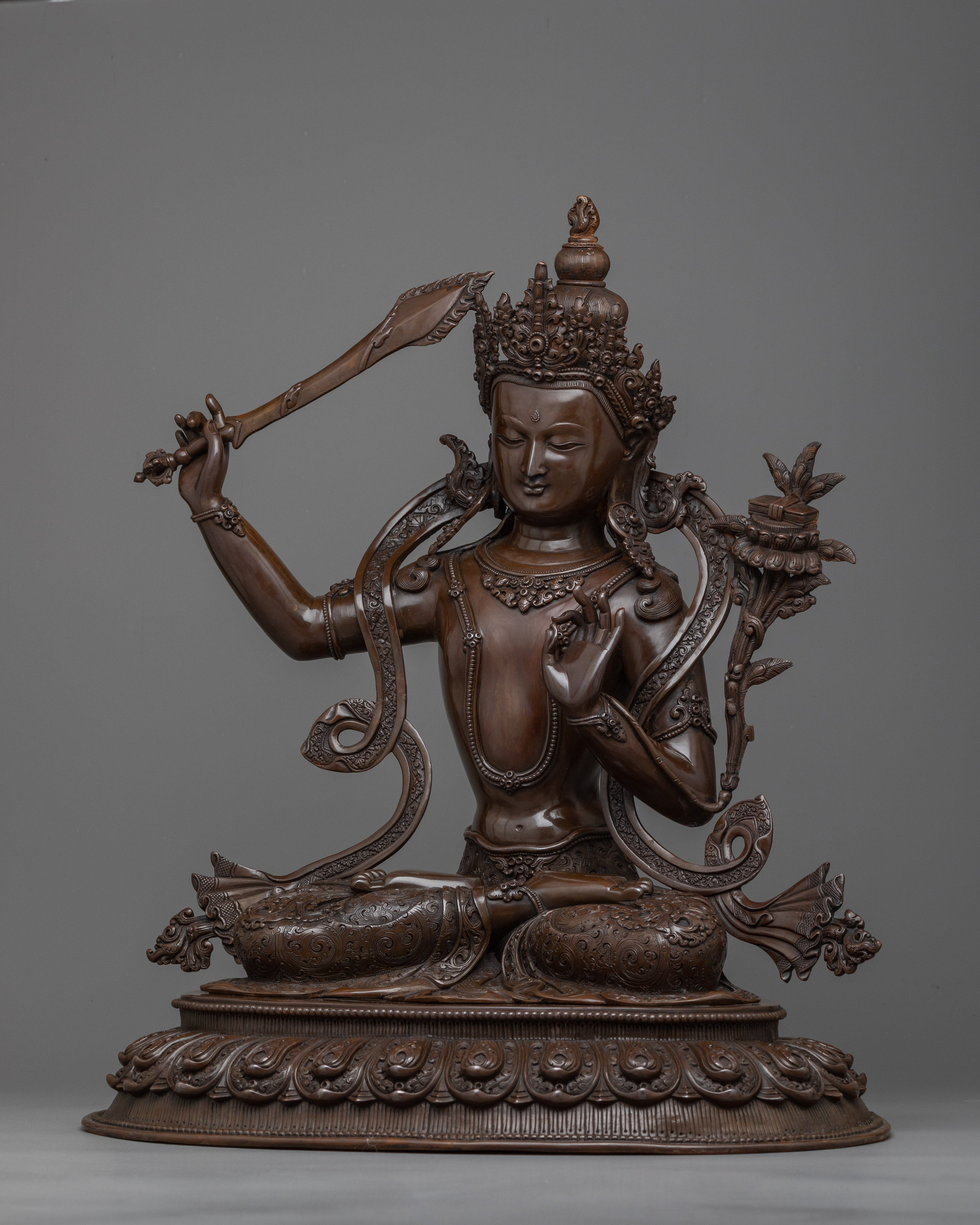 The God of Knowledge and wisdom Statue | Ignite Wisdom with our Manjushri