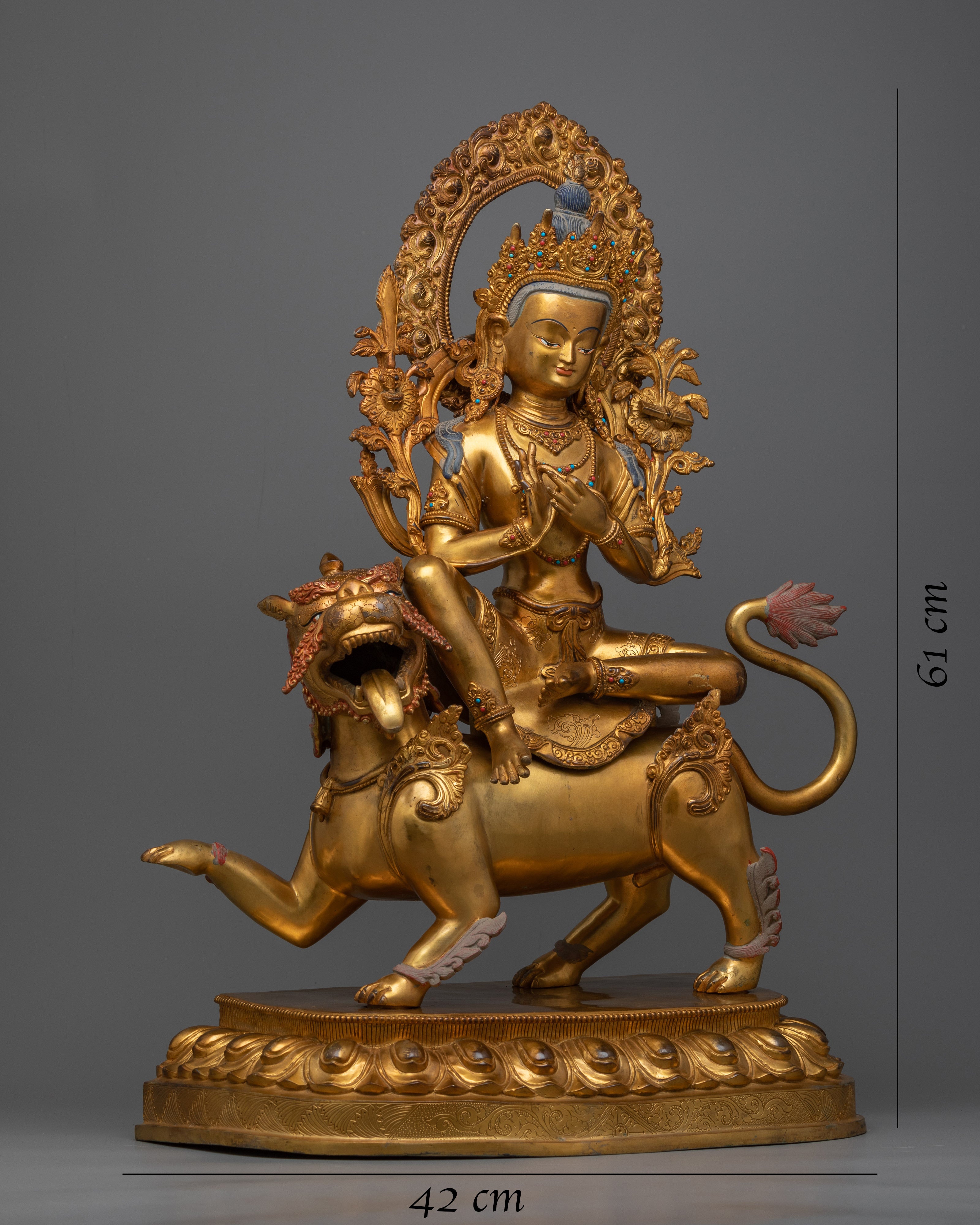 Majestic Vadisimha Manjushree Statue | Embark on a Journey of Wisdom