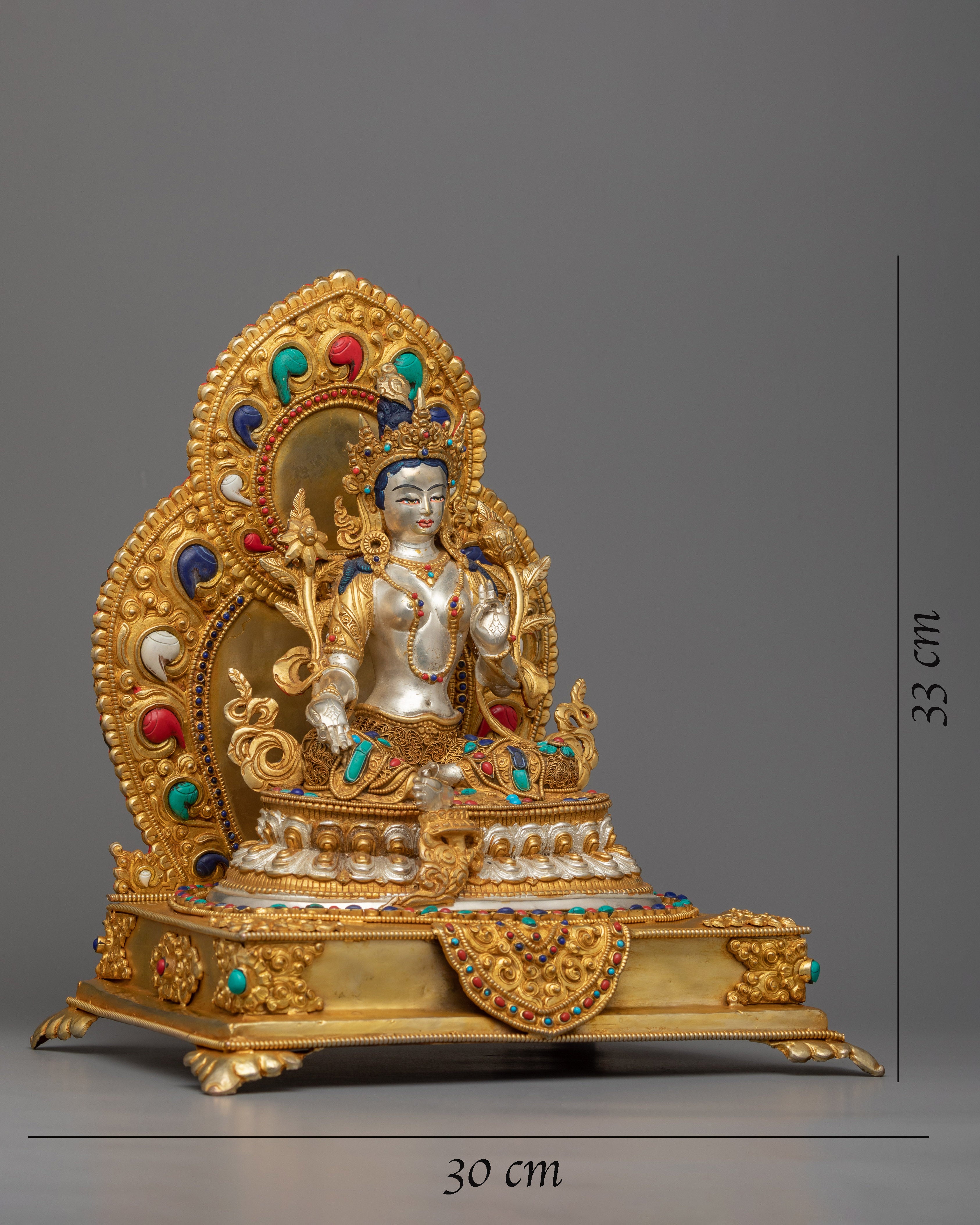 Female Buddha Goddess Green Tara Statue | Explore Spiritual Serenity