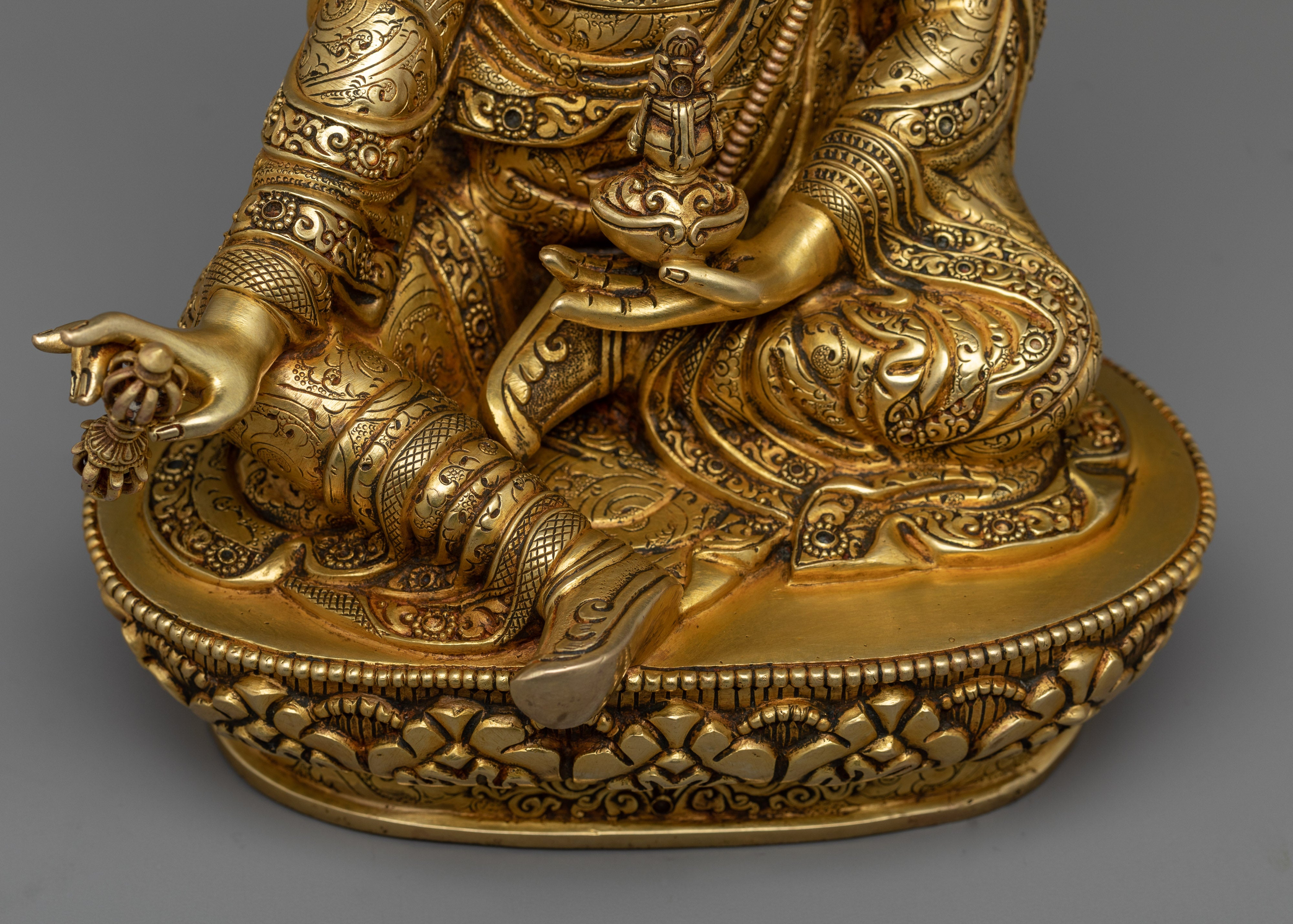 Embrace the Wisdom with Guru Rinpoche | Traditionally Hand-crafted Sculpture