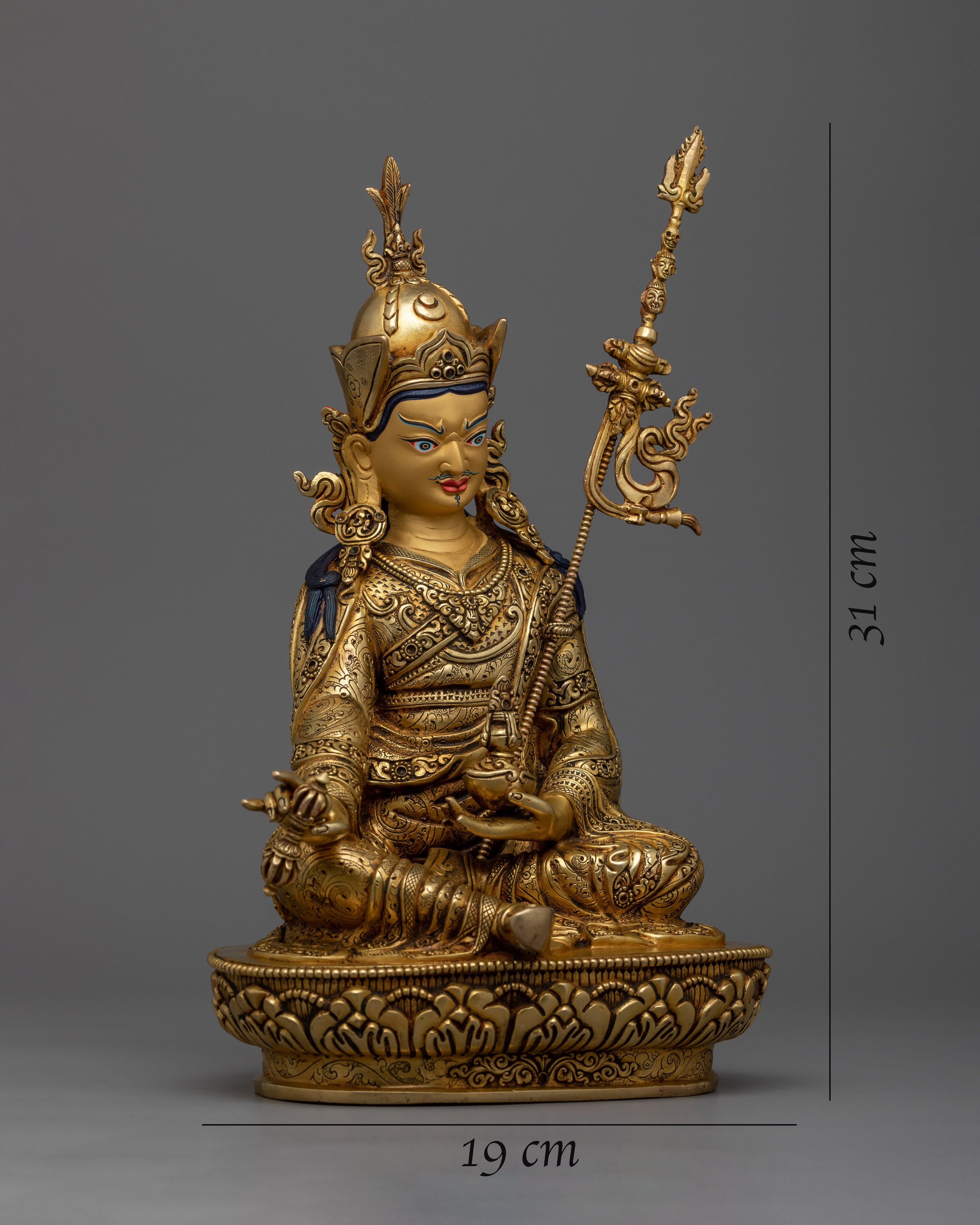 Embrace the Wisdom with Guru Rinpoche | Traditionally Hand-crafted Sculpture