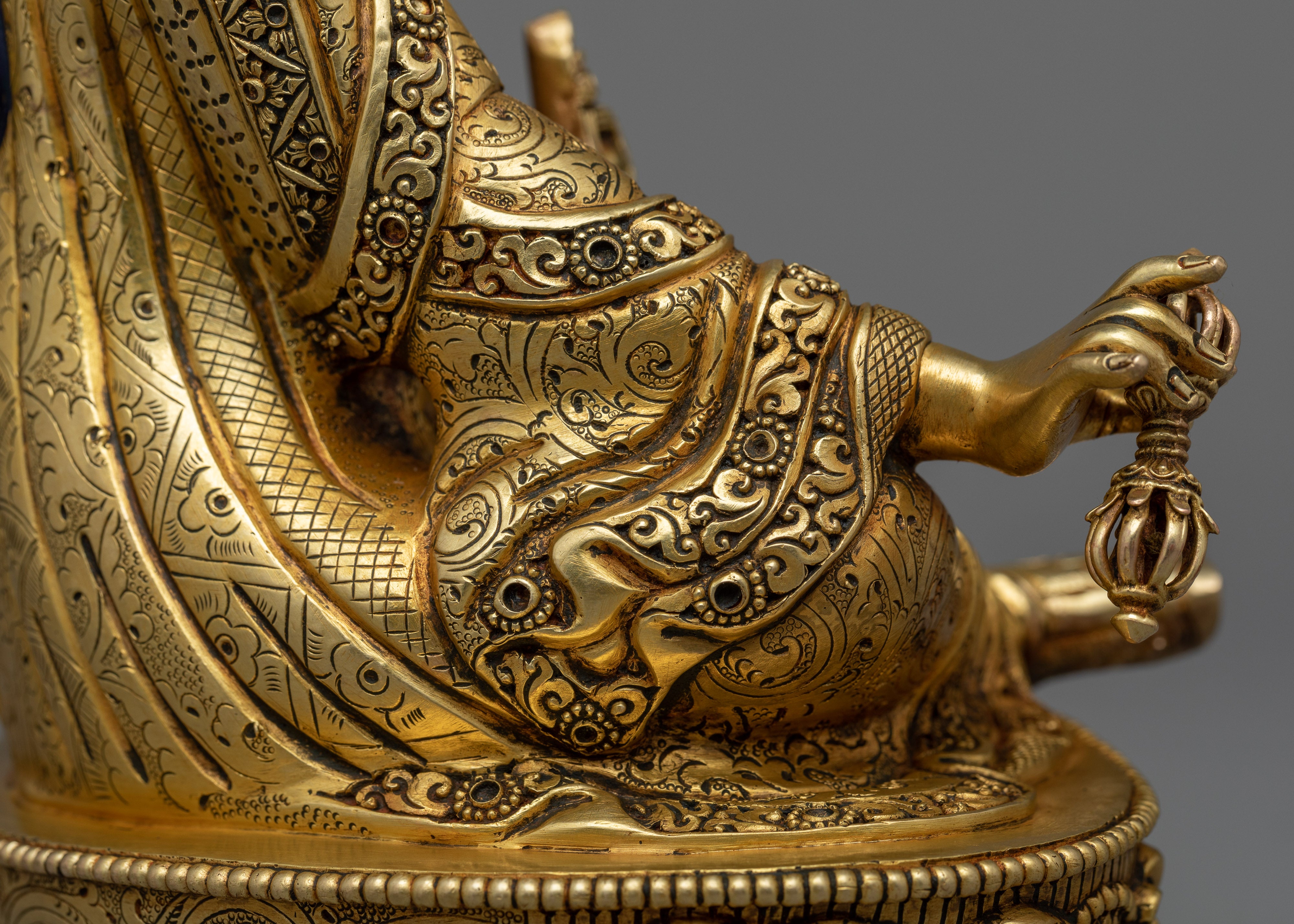 Embrace the Wisdom with Guru Rinpoche | Traditionally Hand-crafted Sculpture