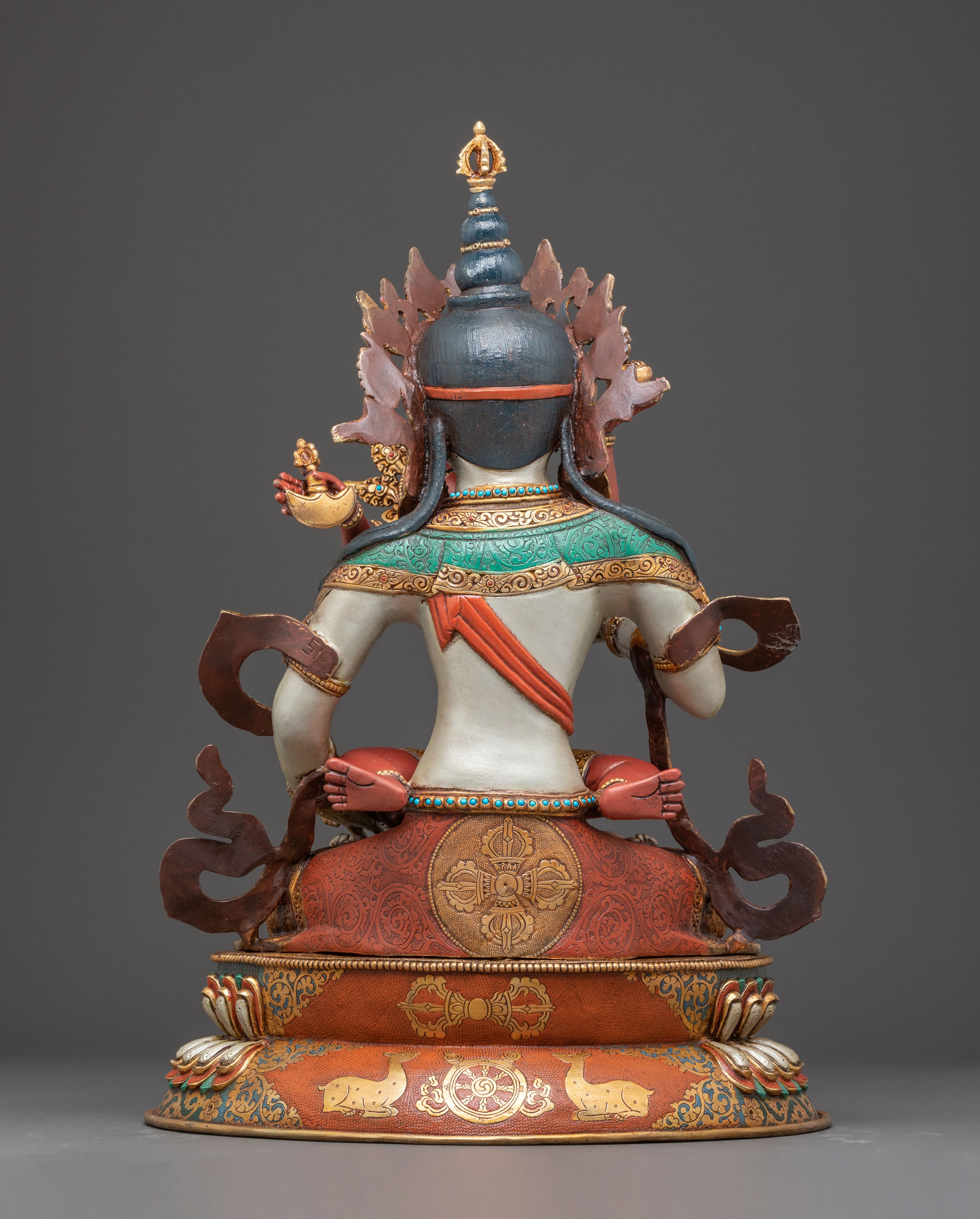 Handcrafted Radiant Statue of Vajrasattva with Consort | Purification and Wisdom
