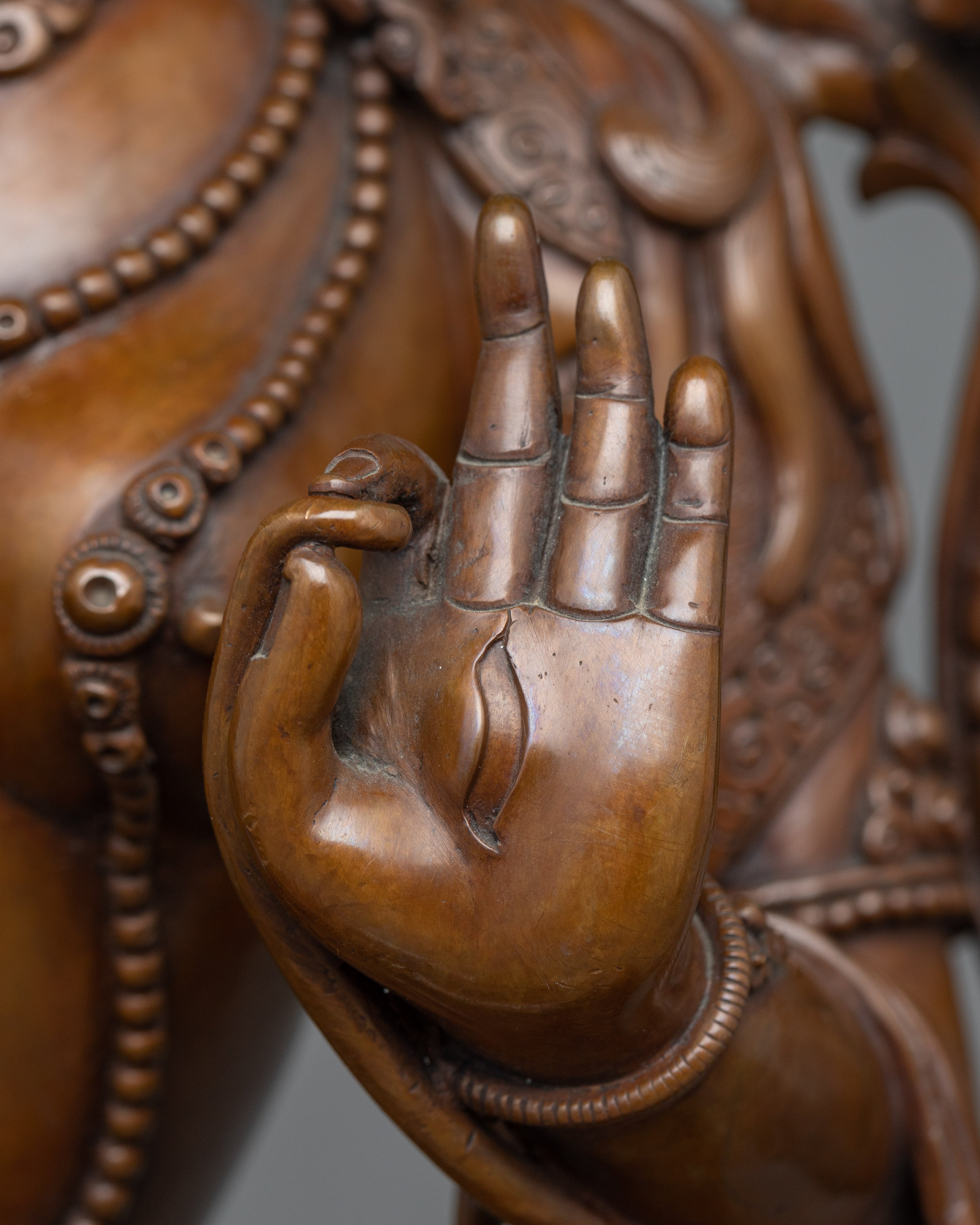 Embrace Serenity with the wish-fulfilling wheel " White Tara " | Nepalese Art