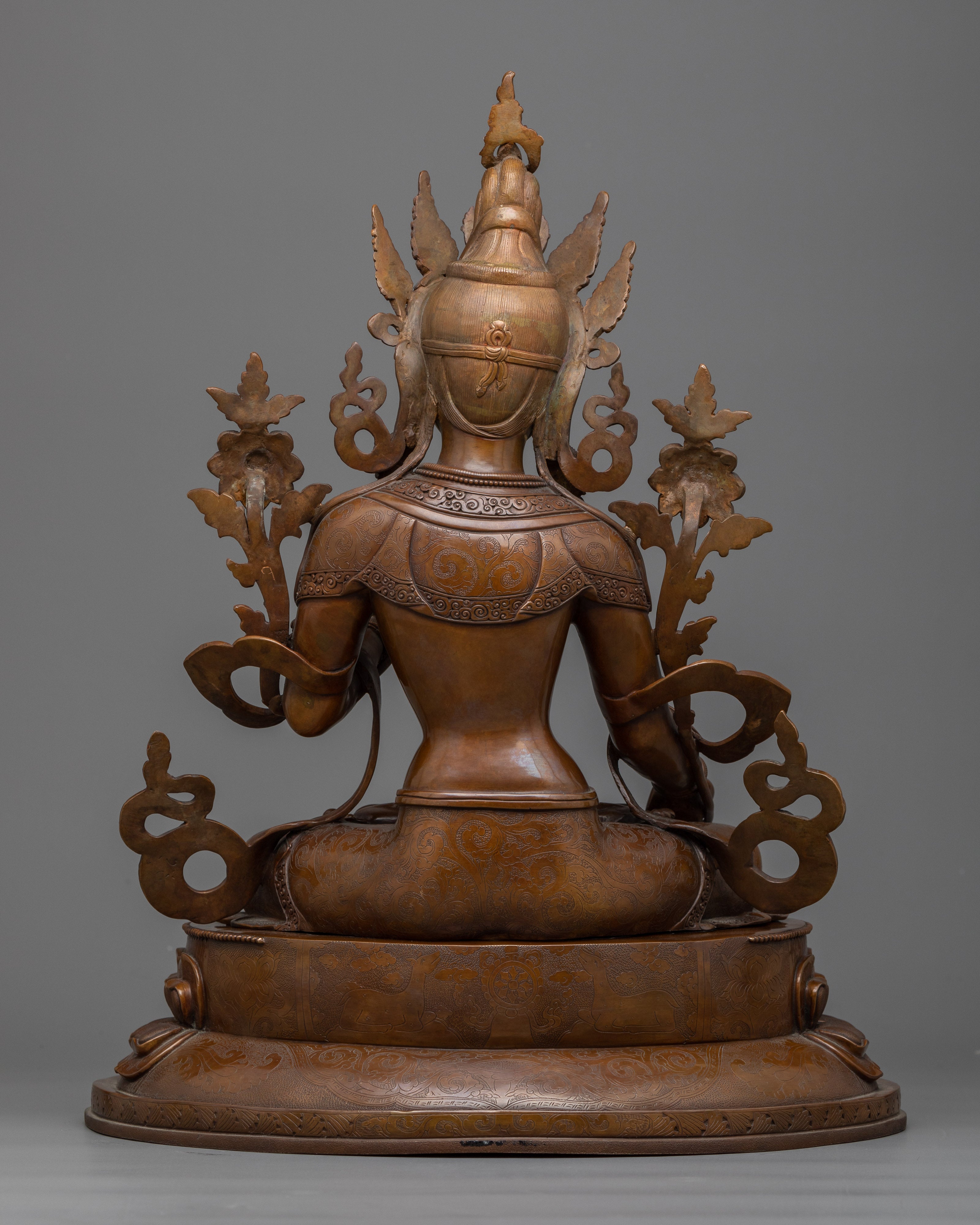 Embrace Serenity with the wish-fulfilling wheel " White Tara " | Nepalese Art