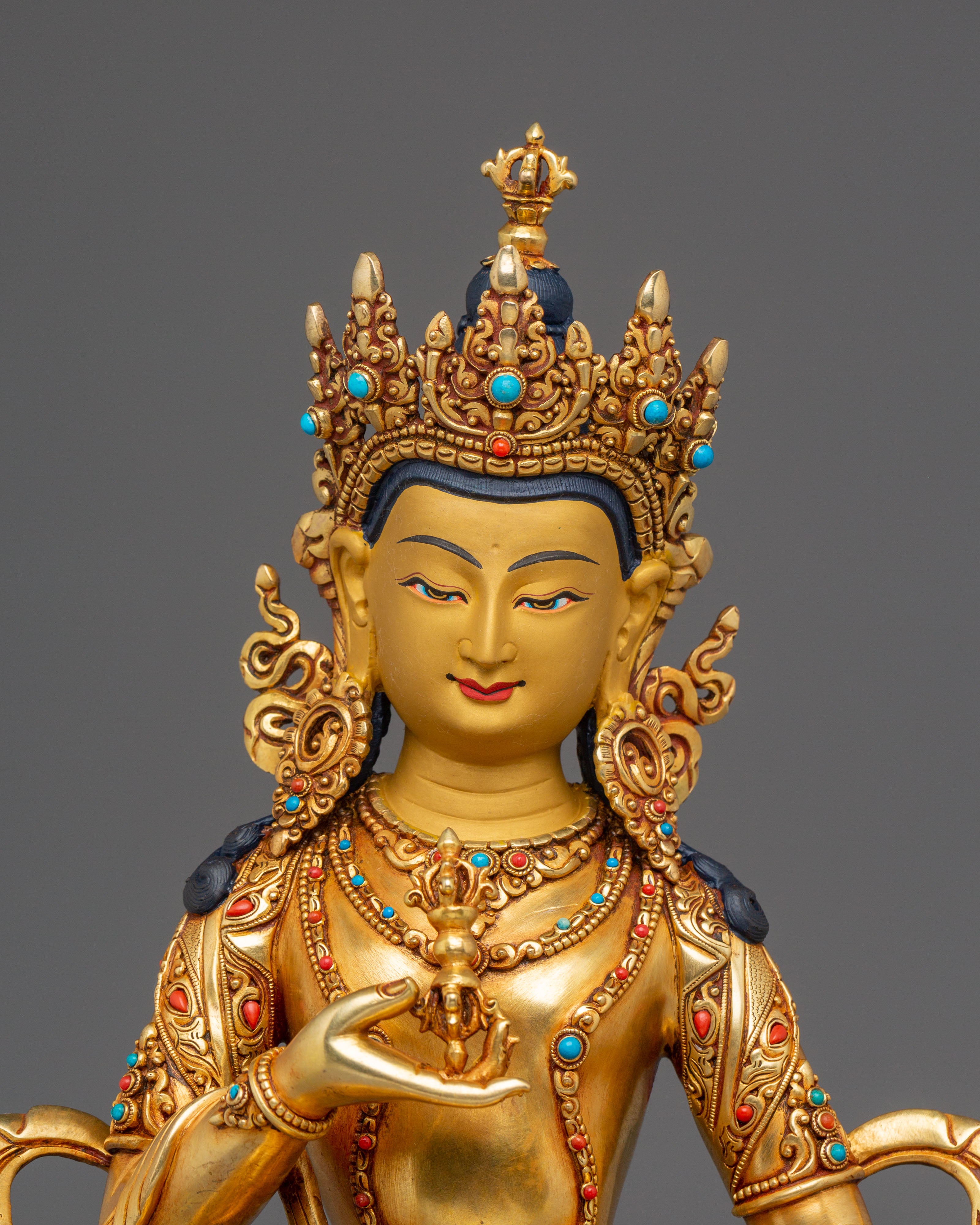 Supreme Purifier Vajrasattva Handmade Dorje Sempa Art | Tibetan Deity of Purification