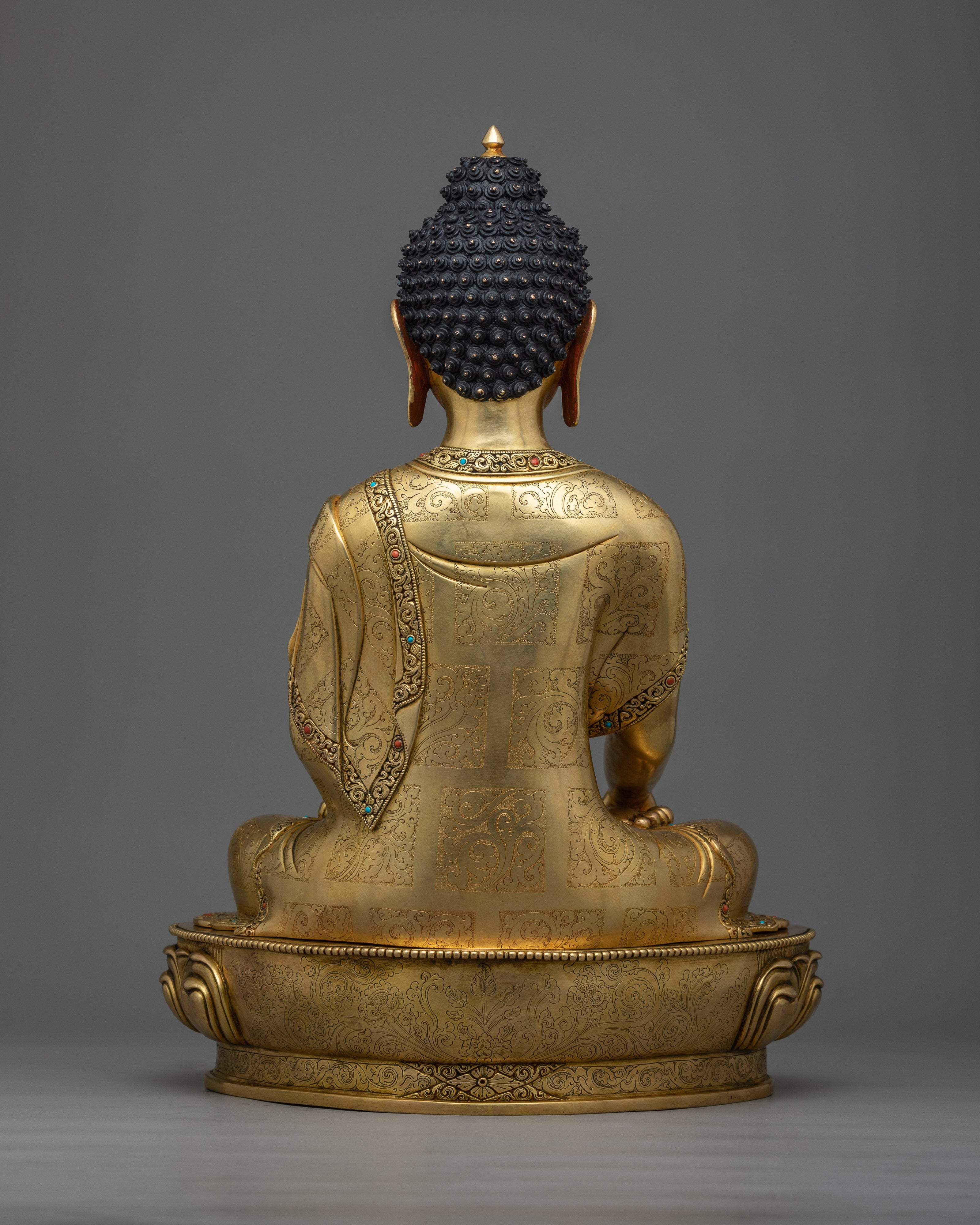 Experience Enlightenment with Our Shakyamuni Budha | A Gilded Buddhist Copper Statue