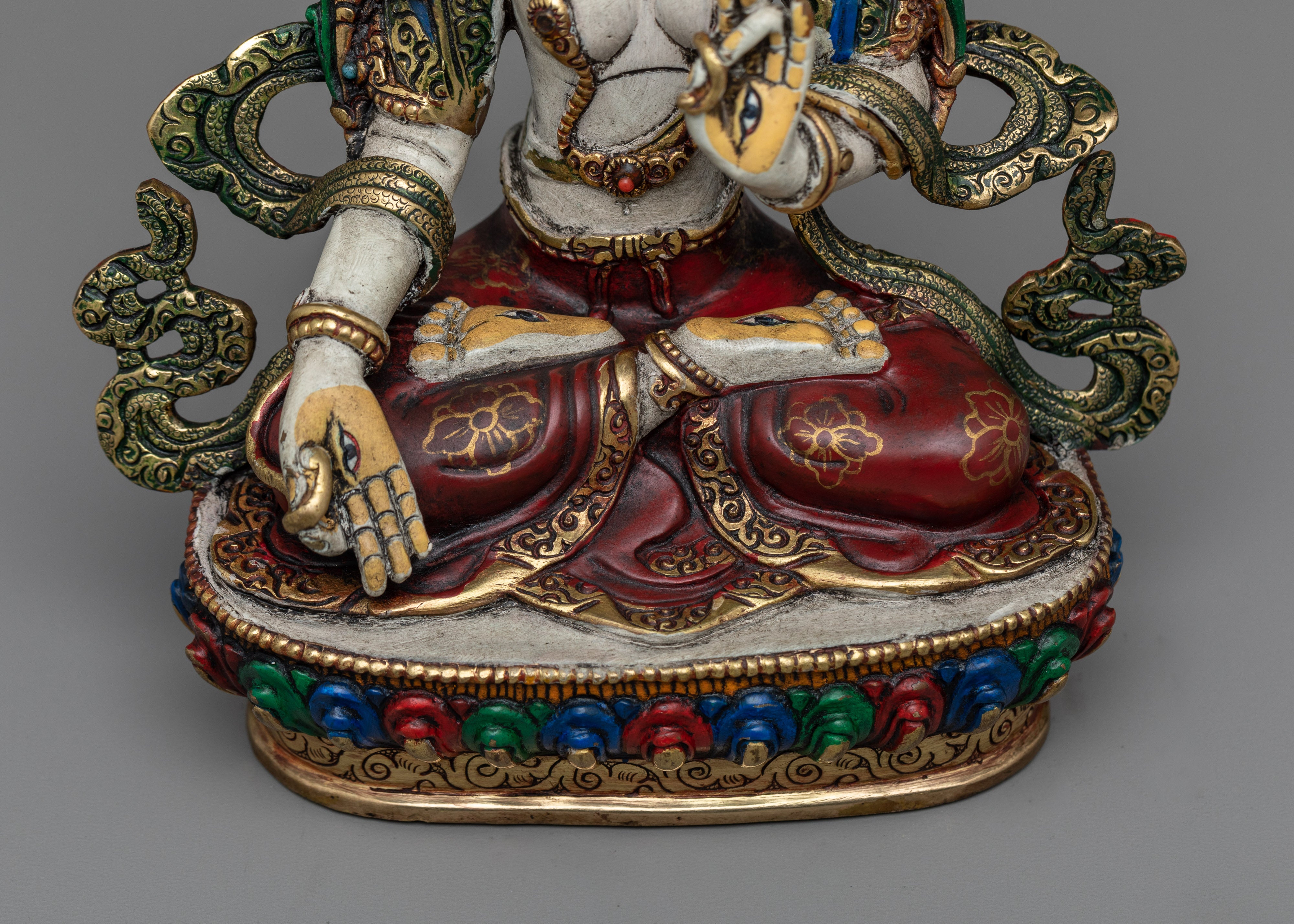 Female Buddhist Goddess White Tara Statue | Embrace Divine Feminine Energy