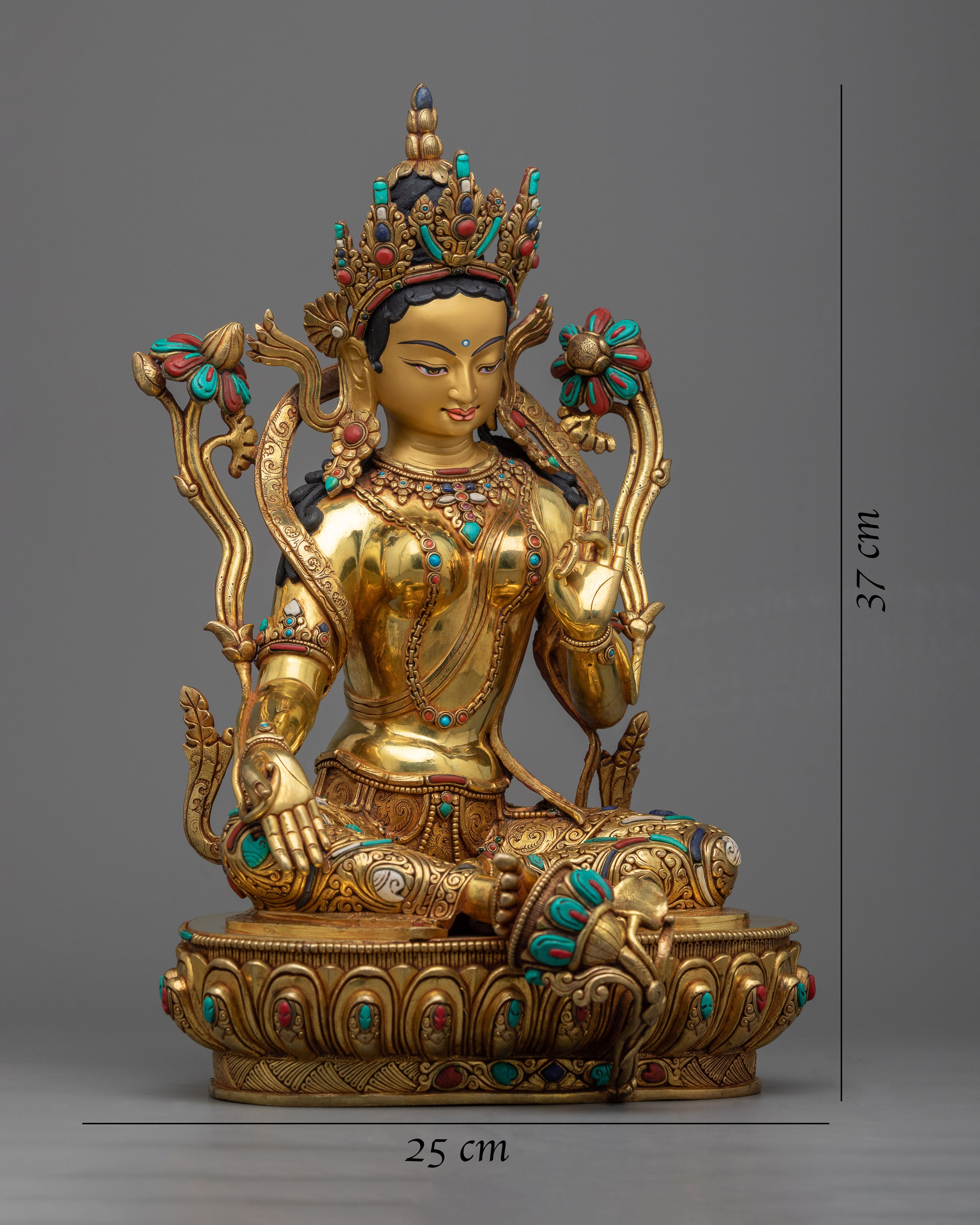 One of our Premium Statues of The Green Tara | Embark on a Journey of Compassion