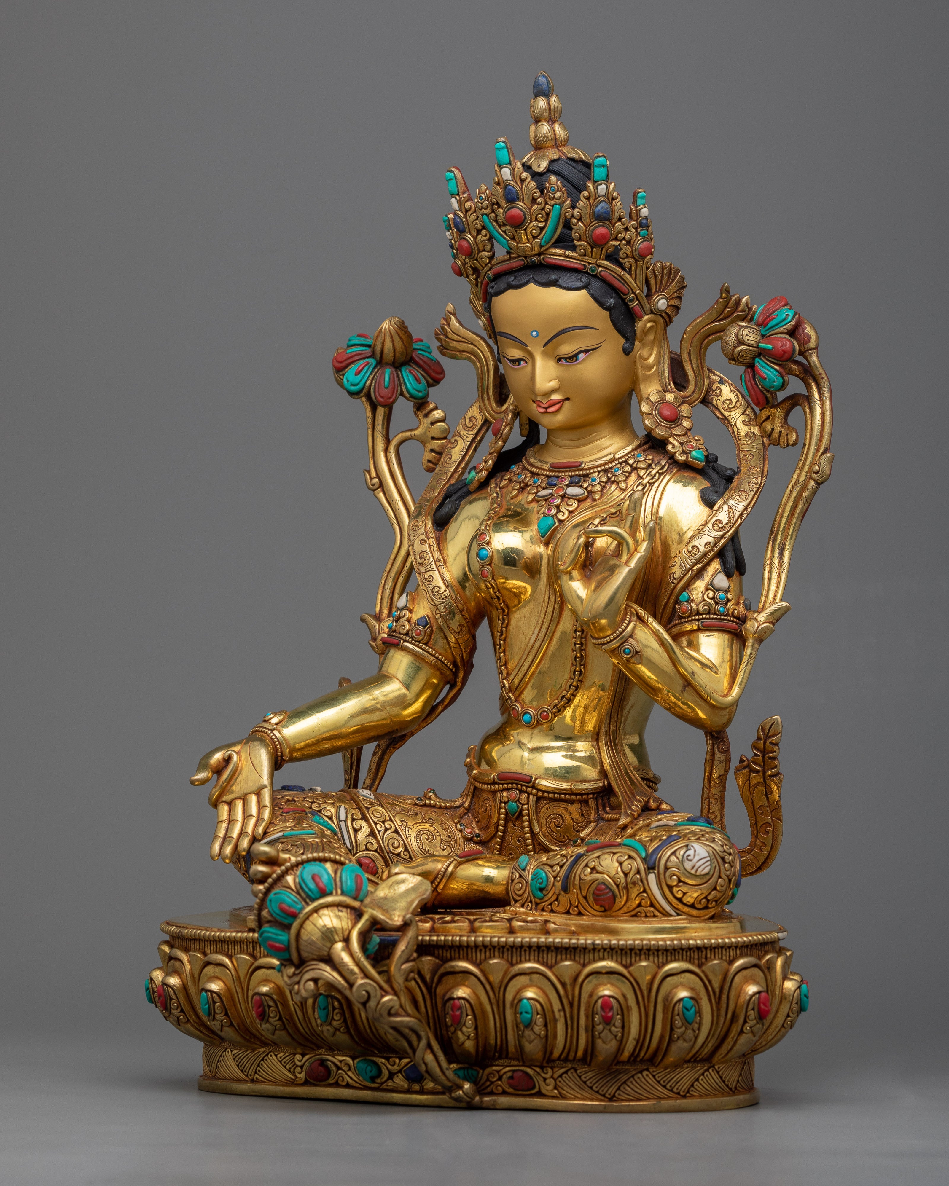 One of our Premium Statues of The Green Tara | Embark on a Journey of Compassion