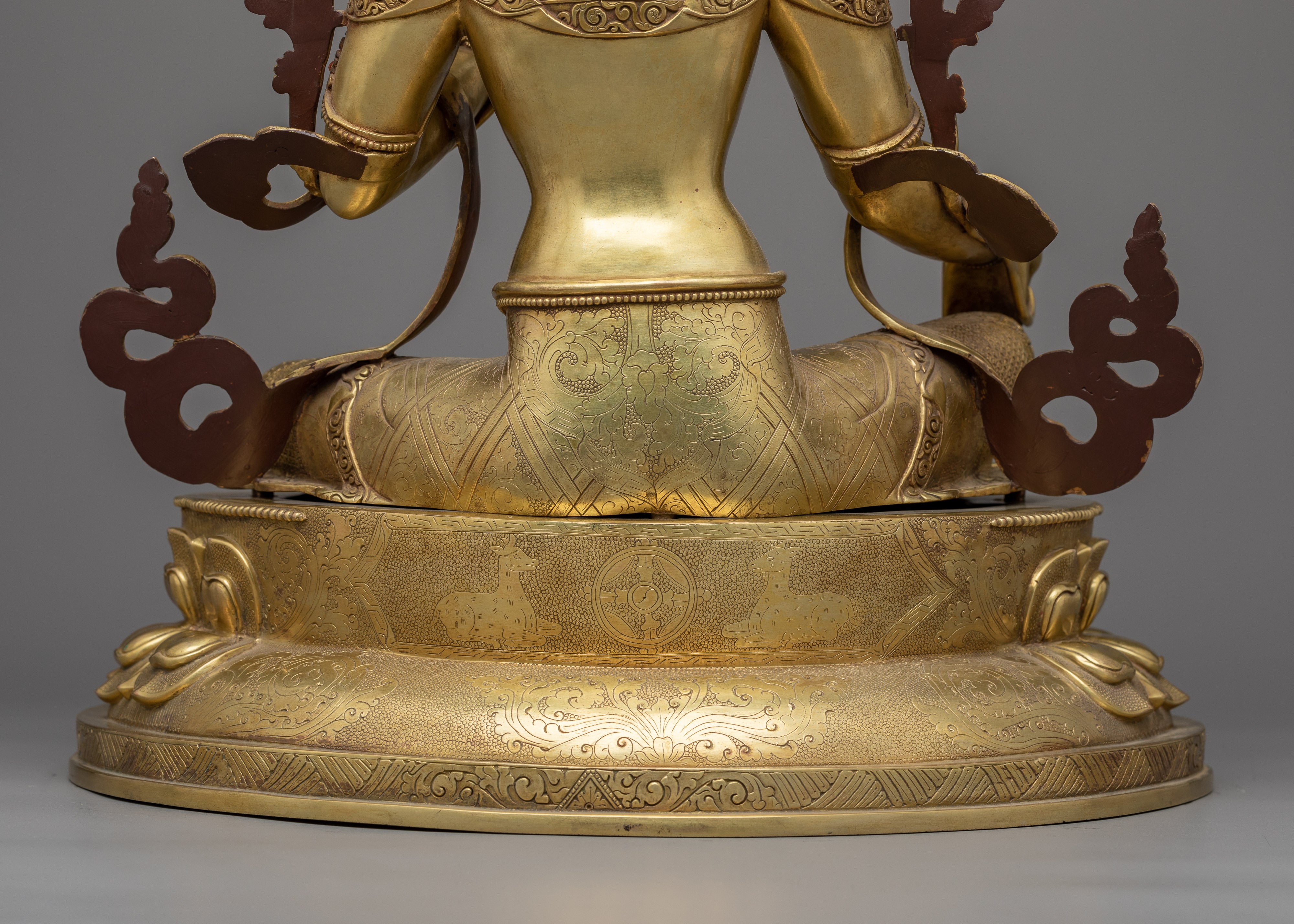 Green Tara Buddhist Goddess Statue | Compassionate Female Buddha