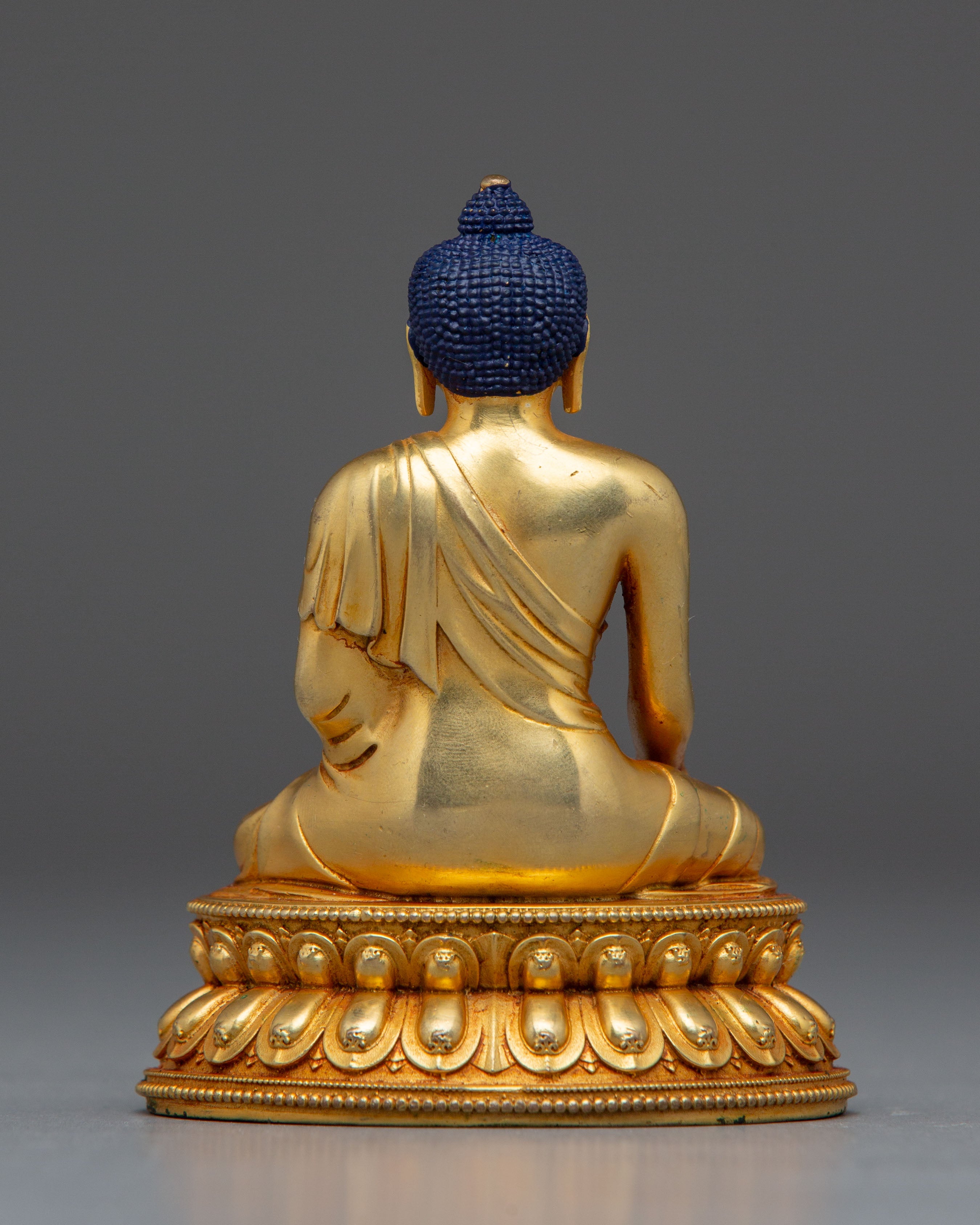 Machine-Made Buddha Shakyamuni Golden Statue