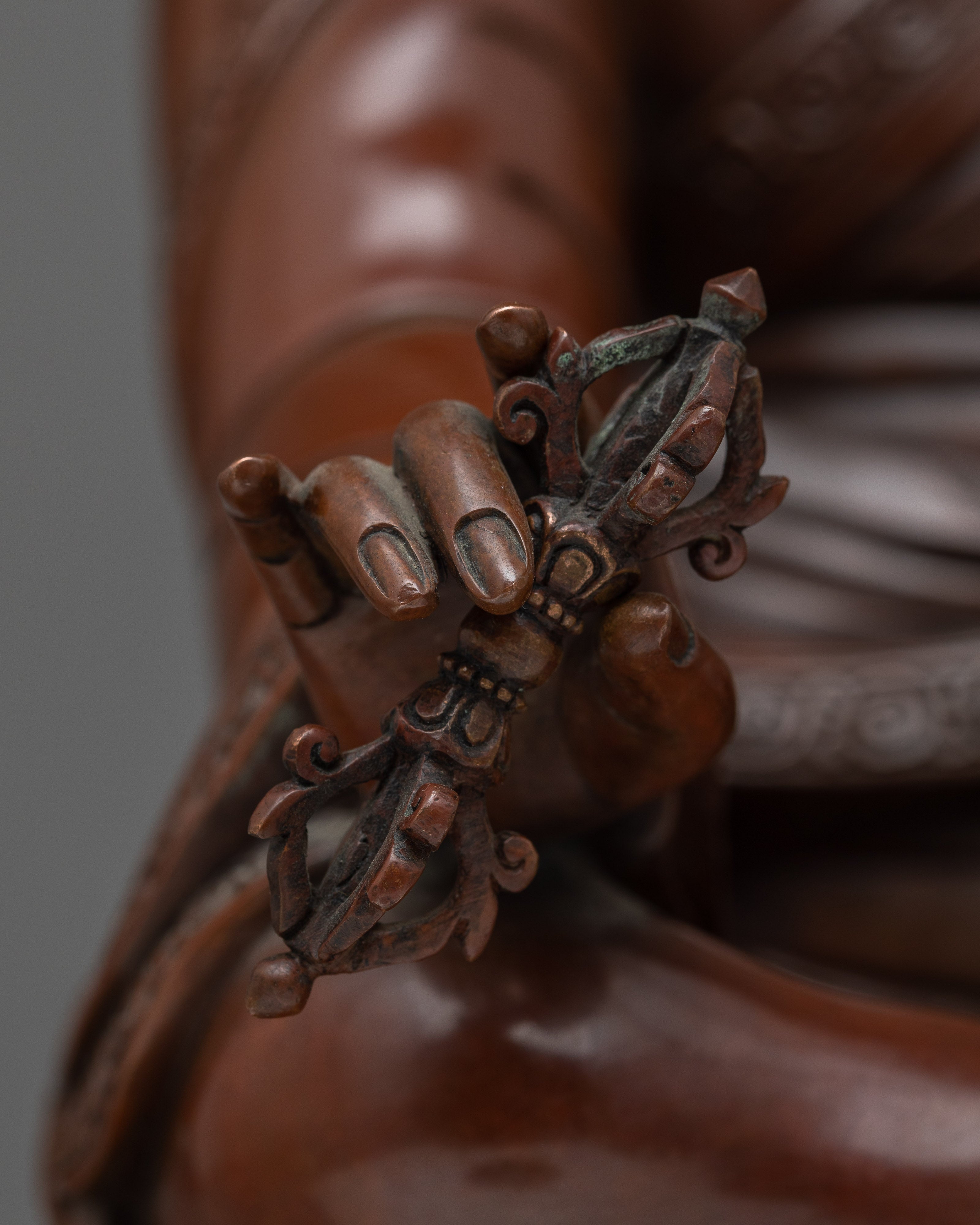 Embrace Divine Guidance with our Guru Padma Copper Statue | A Sacred Masterpiece