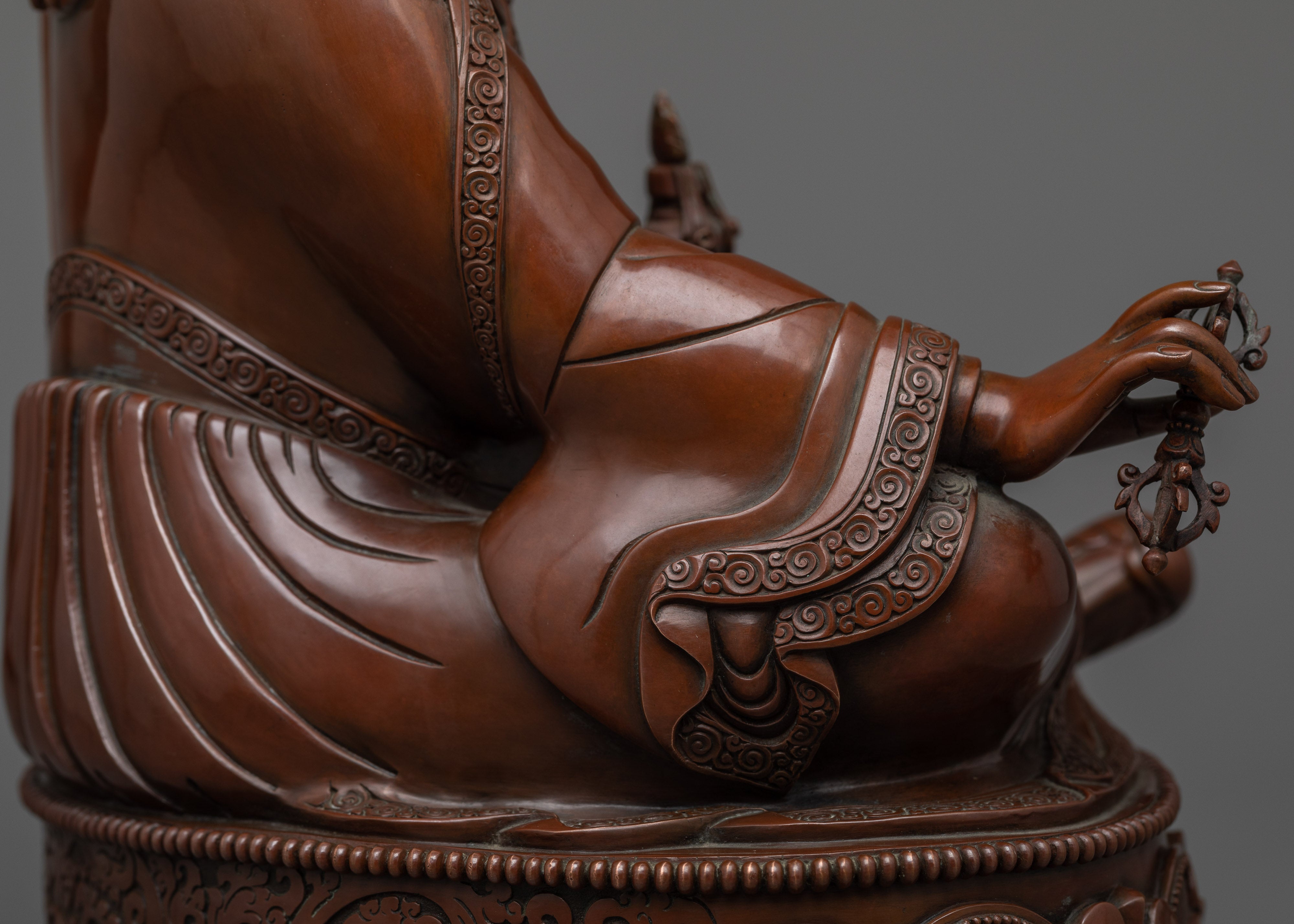 Embrace Divine Guidance with our Guru Padma Copper Statue | A Sacred Masterpiece