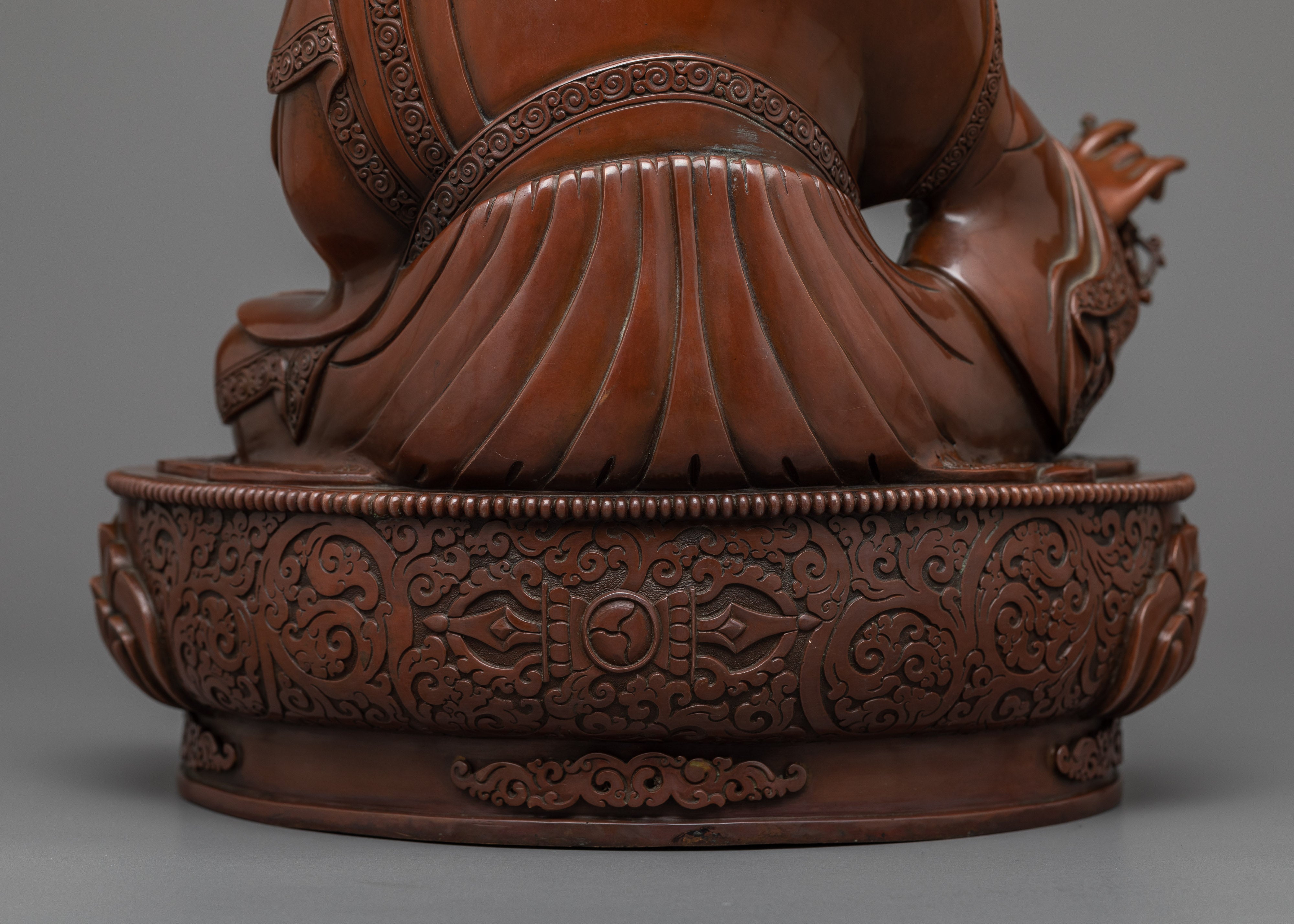Embrace Divine Guidance with our Guru Padma Copper Statue | A Sacred Masterpiece