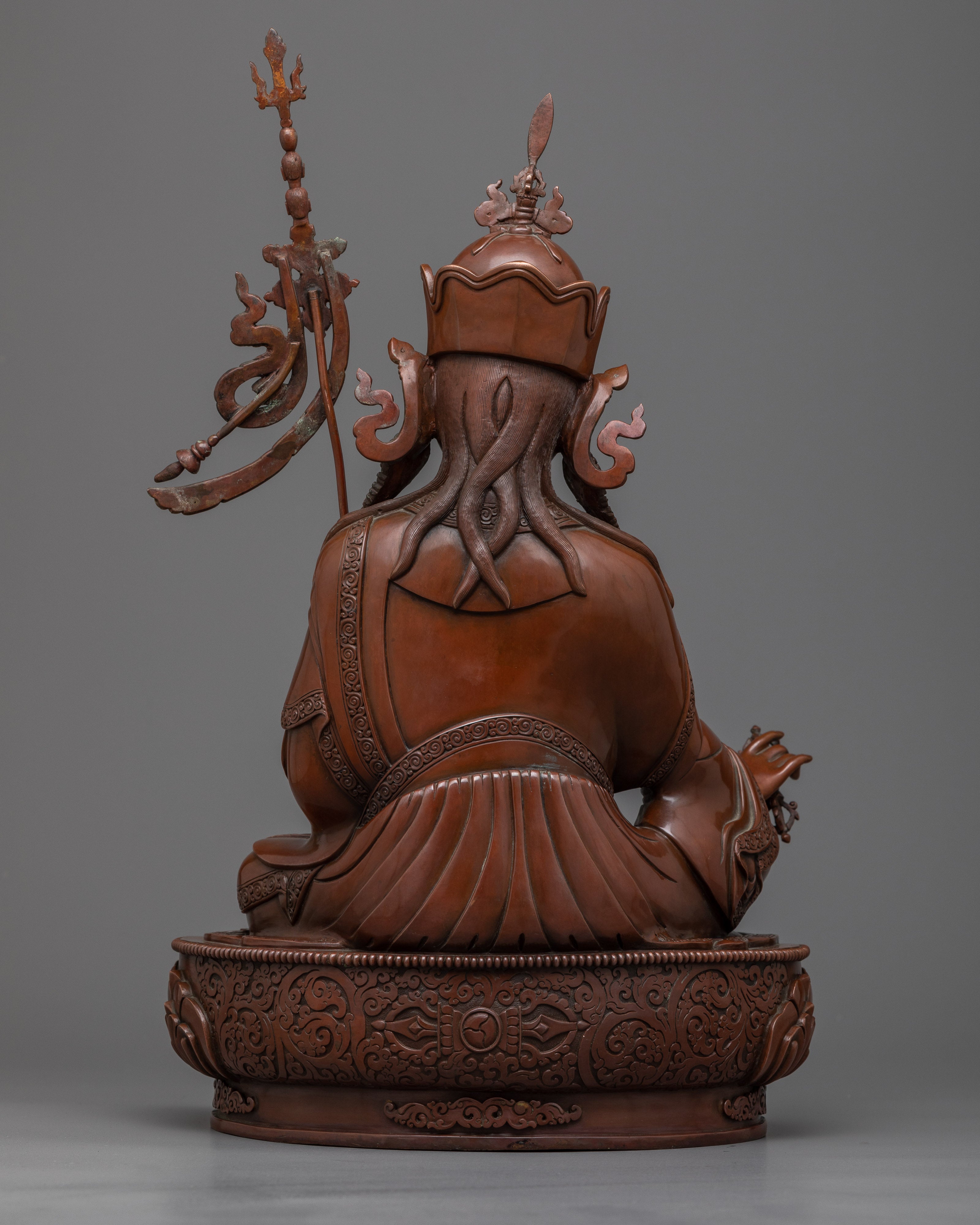 Embrace Divine Guidance with our Guru Padma Copper Statue | A Sacred Masterpiece