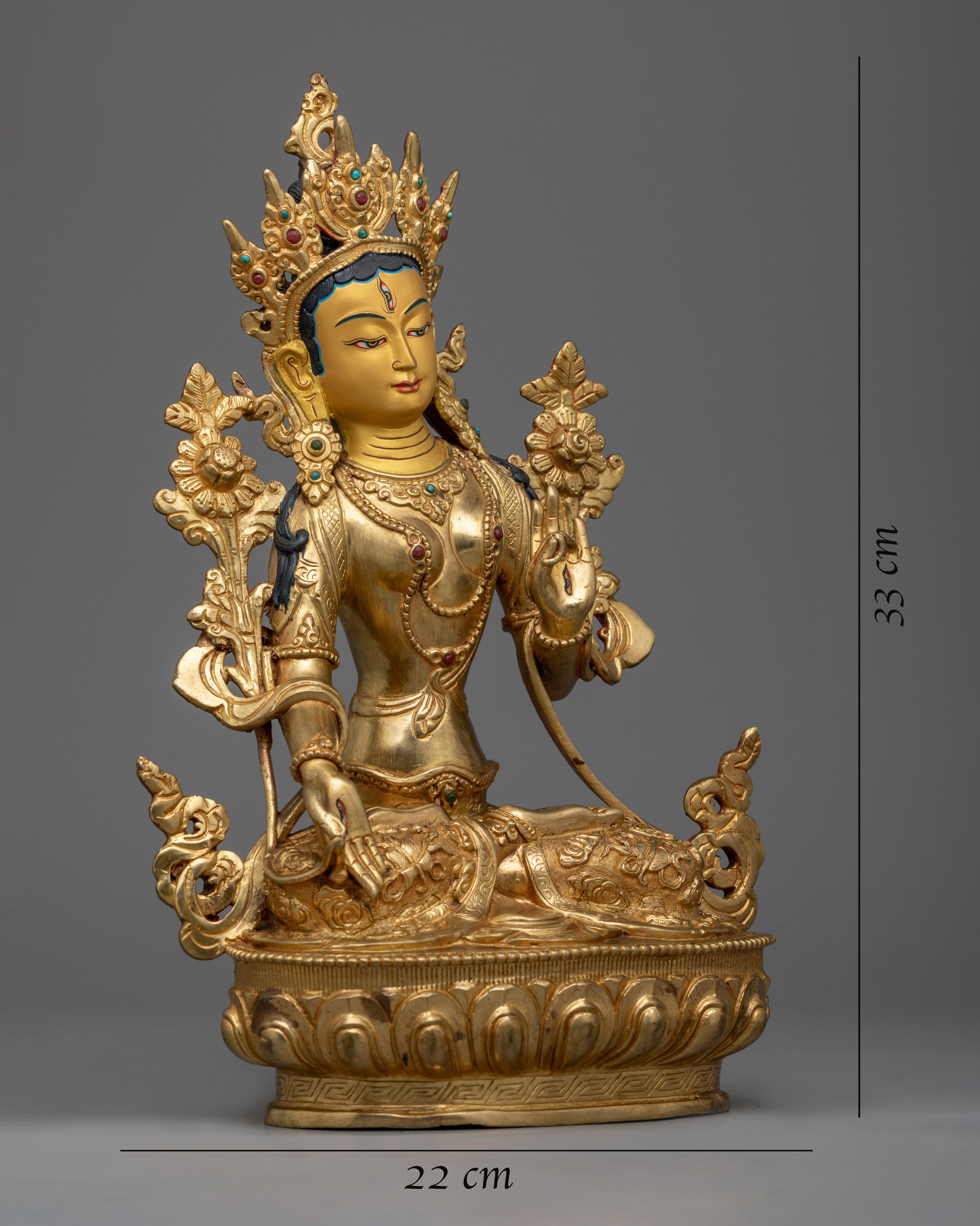 White Tara Maa Statue | Embrace the Serenity of the Divine Mother