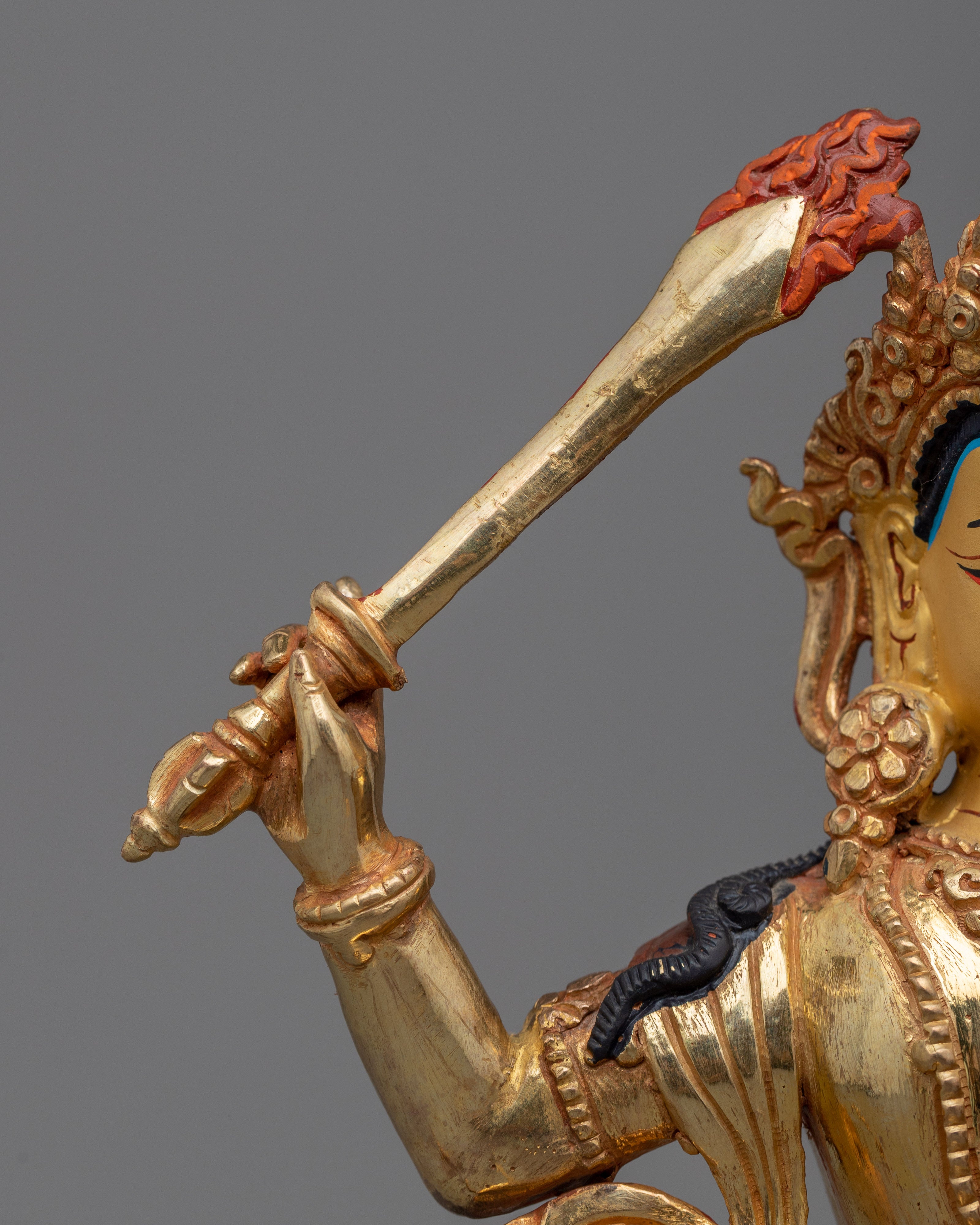 Manjushree Bodhisattva Figurine | Ignite Wisdom with our Sculpture