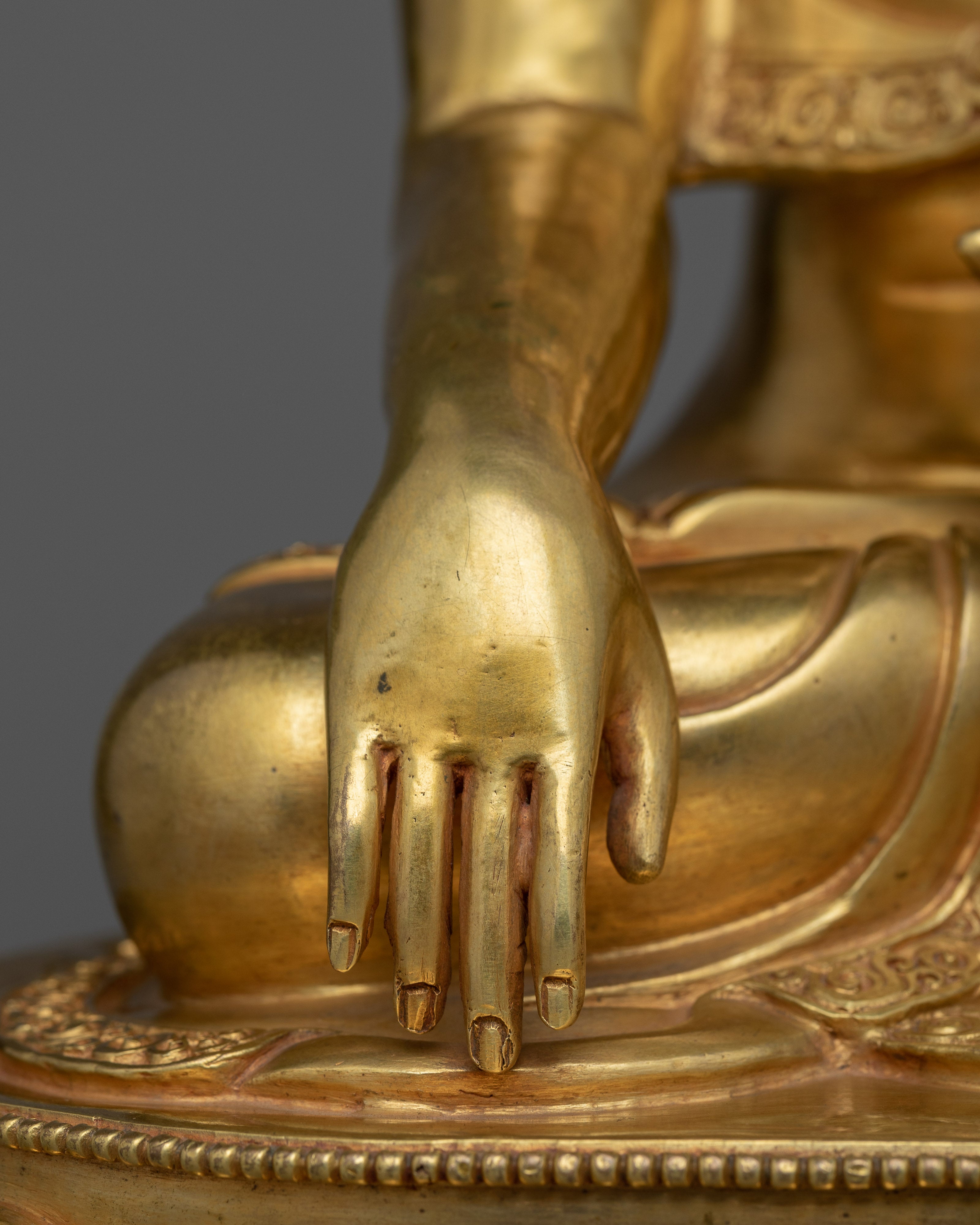 Shakyamuni Buddha the Enlightened One in Buddhism | Nepalese Copper Sculpture