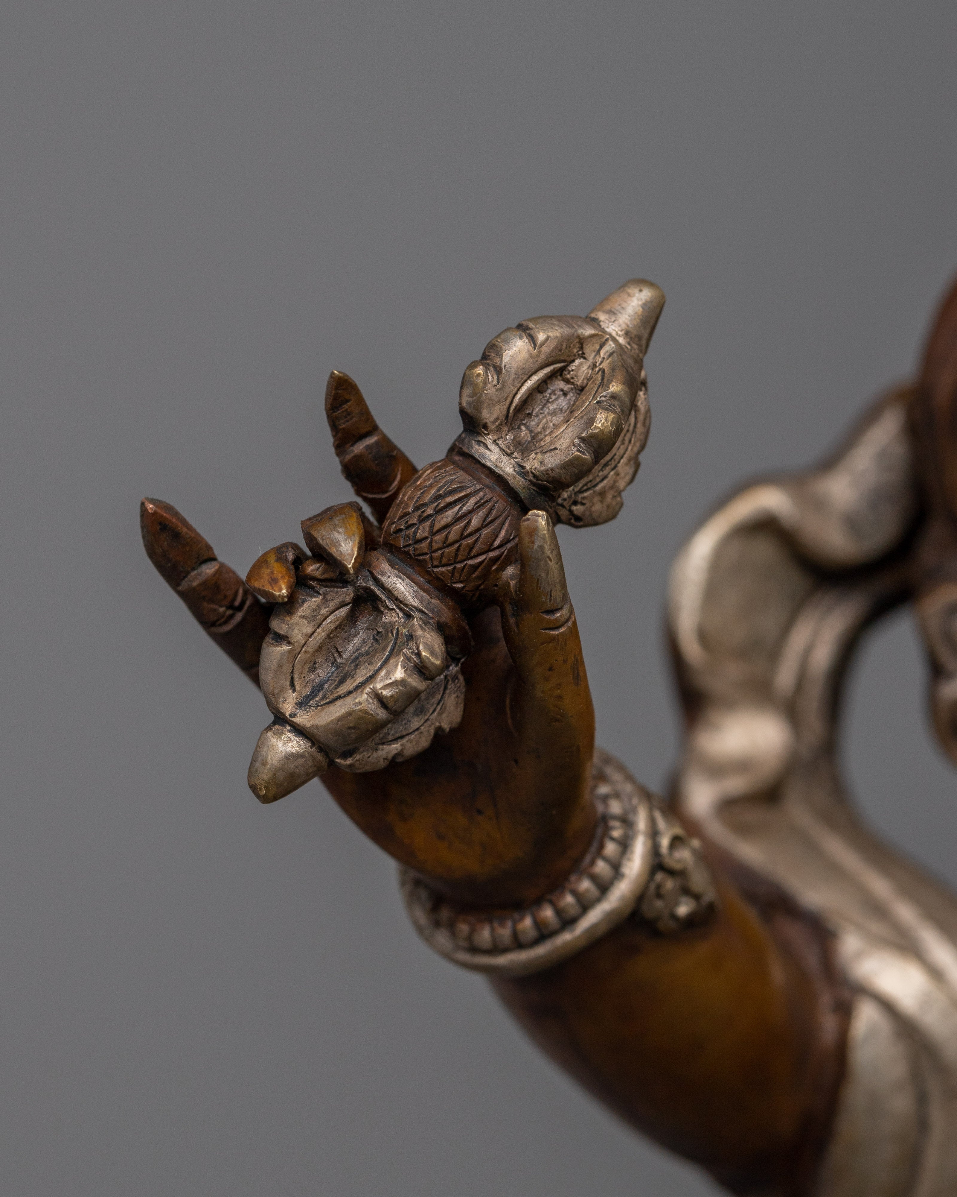 Oxidized Vajrapani Sculpture | Experience Spiritual Power with our Statue