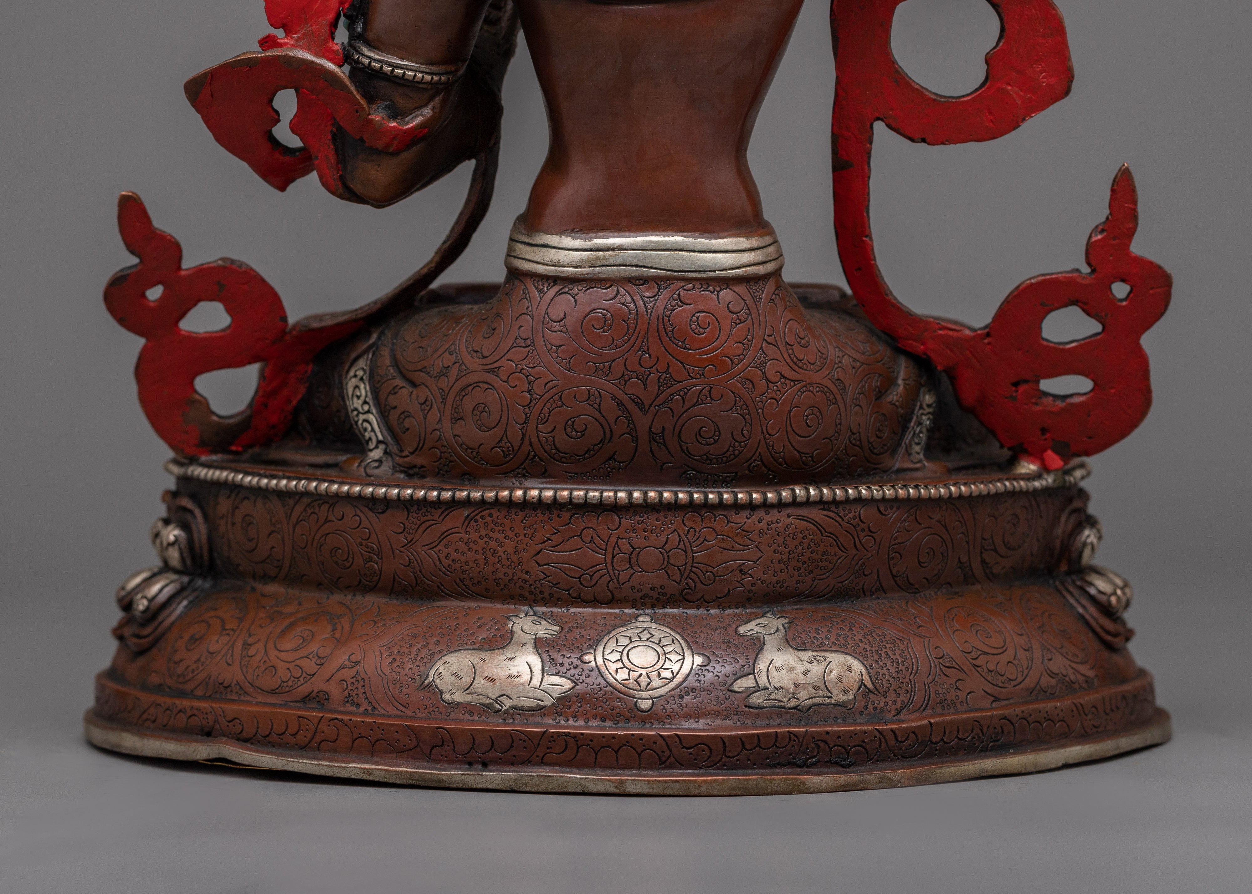 Manjushri Oxidized Sculpture | Experience Divine Wisdom