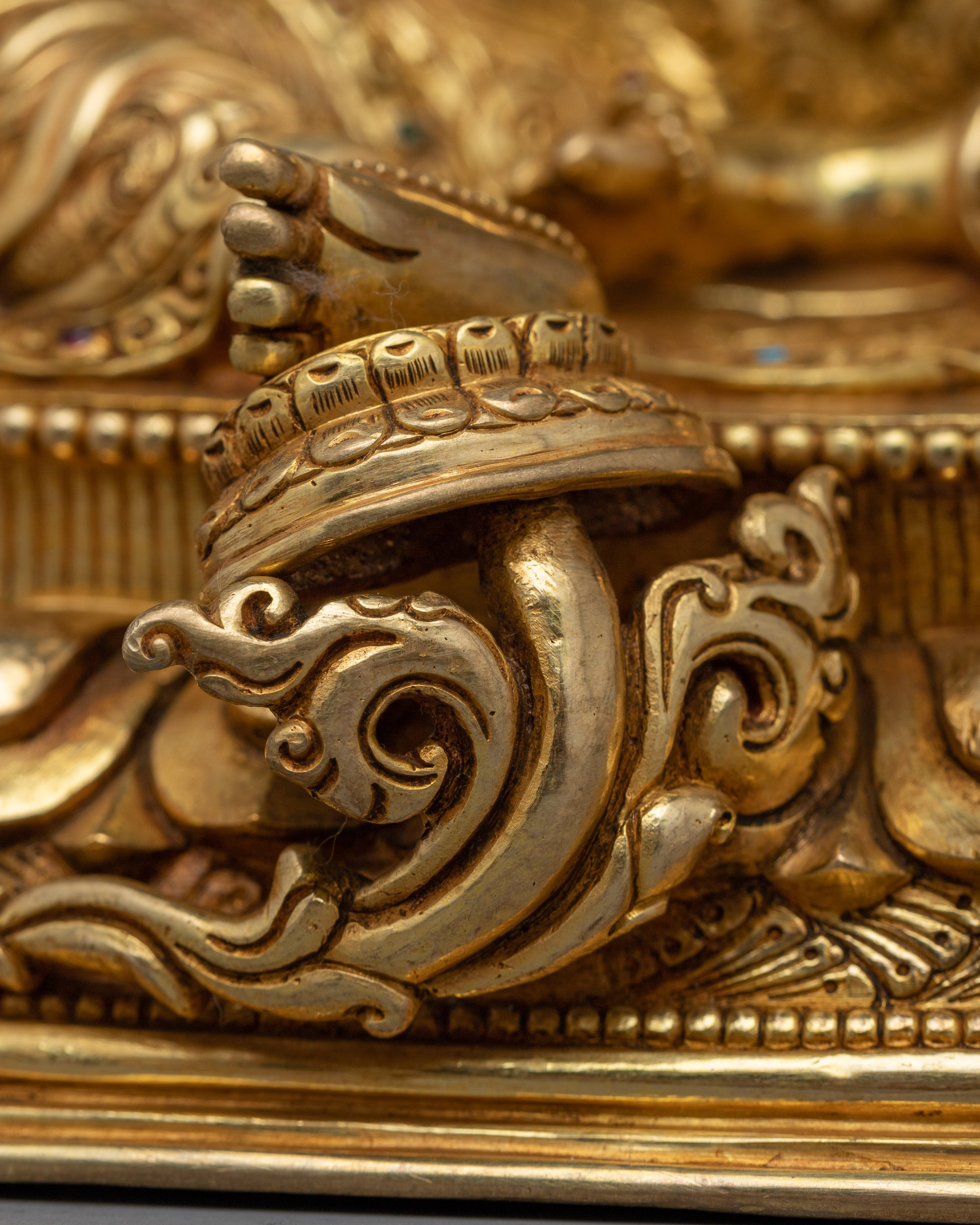 Gold-Gilded Green Tara Statue | Experience Divine Compassion