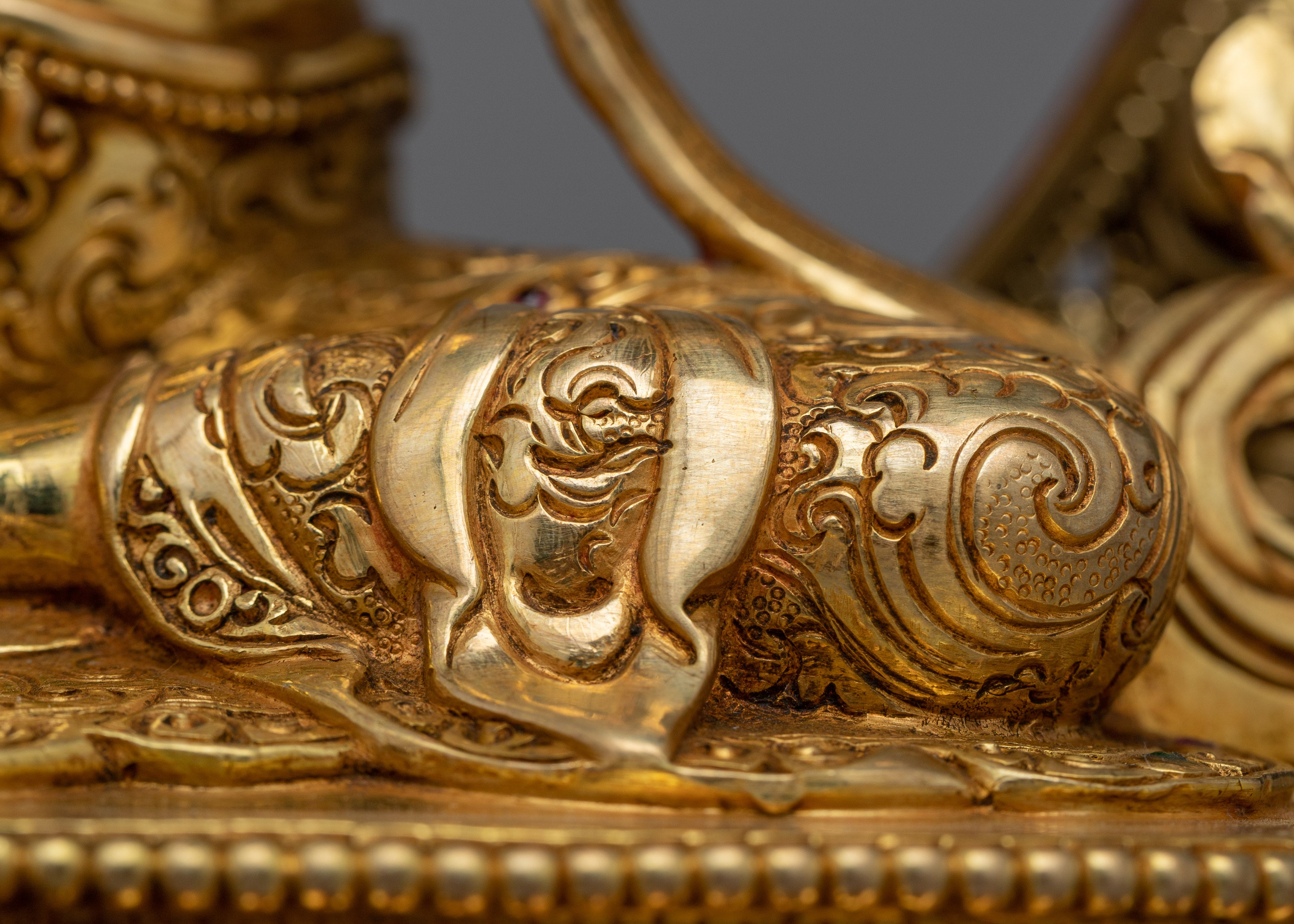 Gold-Gilded Green Tara Statue | Experience Divine Compassion