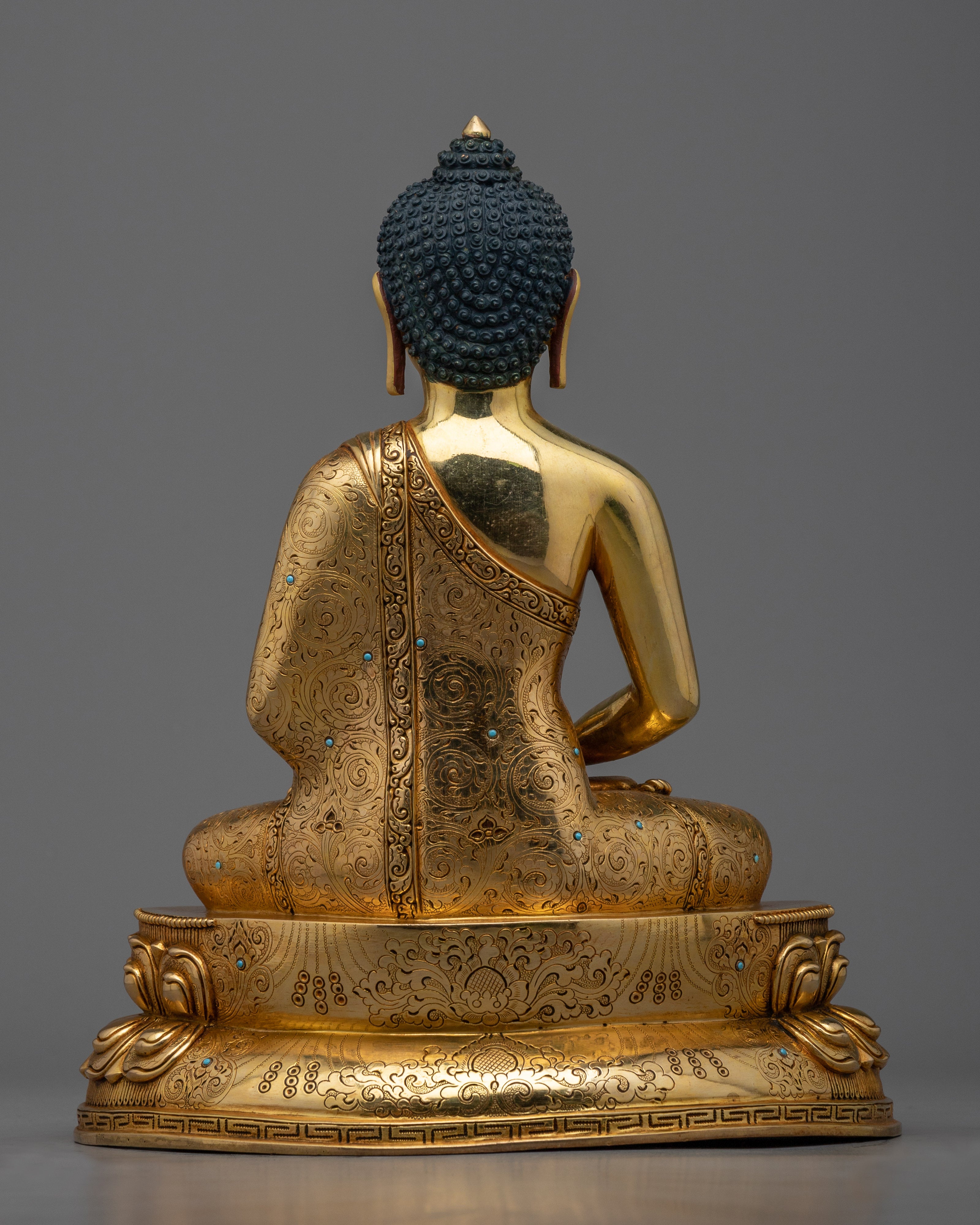 Amitabha Buddha Statuette | Unlock Eternal Peace with Gold Gilded Statue