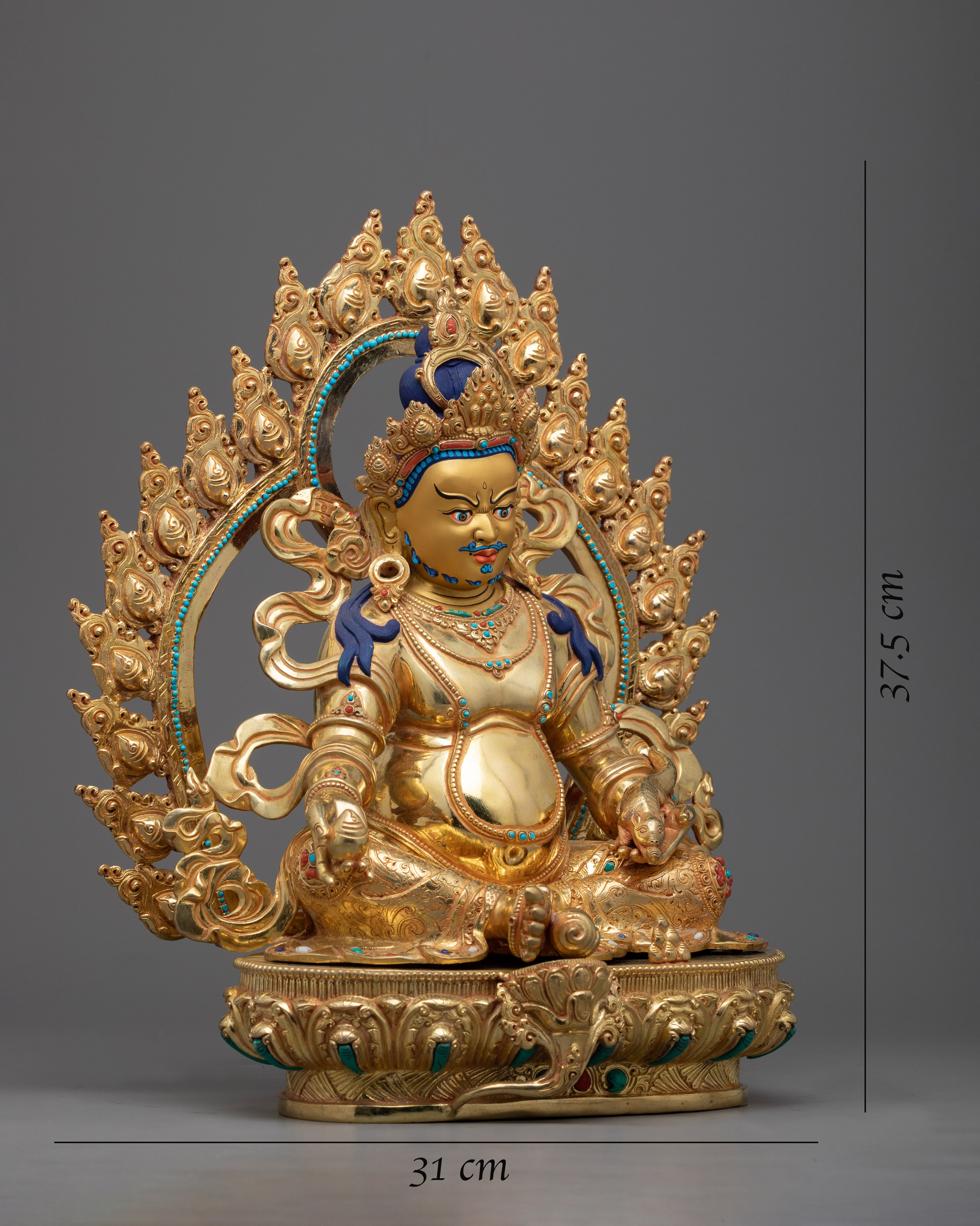 dzambhala-gold-gilded