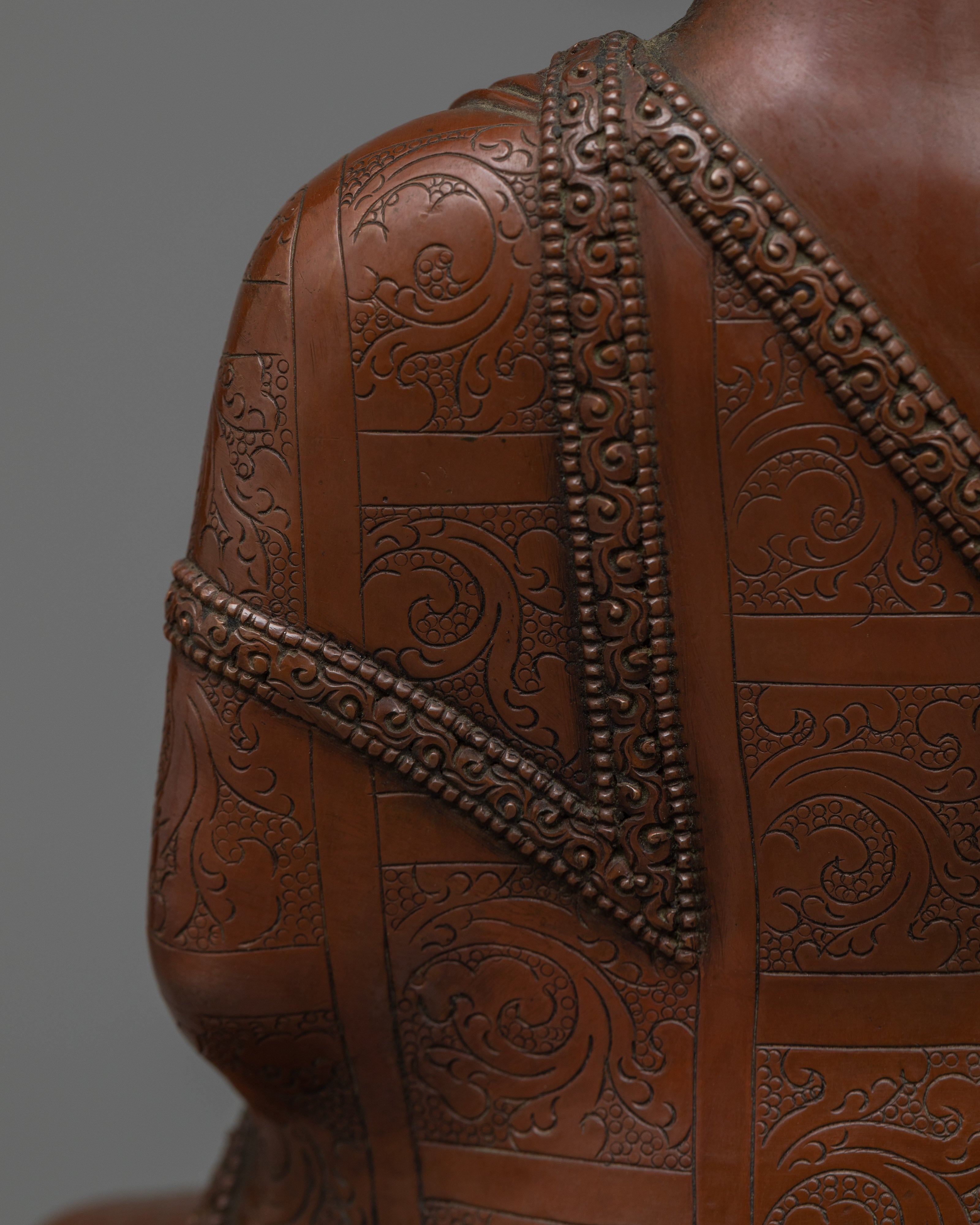 The Oxidized Copper Medicine Buddha Sculpture | Himalayan Artwork